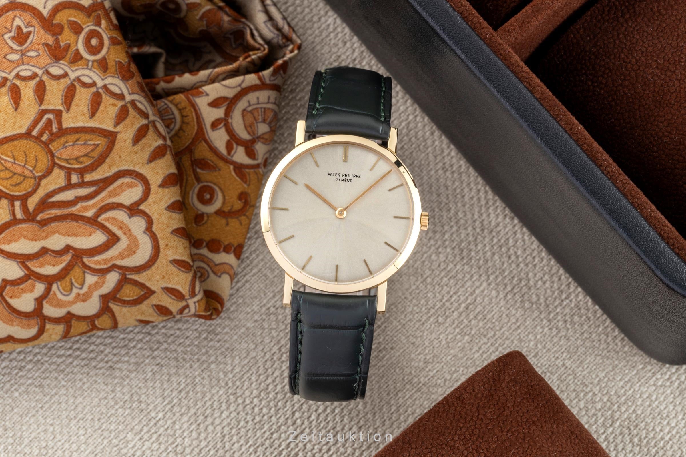 Patek Philippe Calatrava or 18 ct à remontage manuel montre pour hommes 3512 Vintage  [2602034]