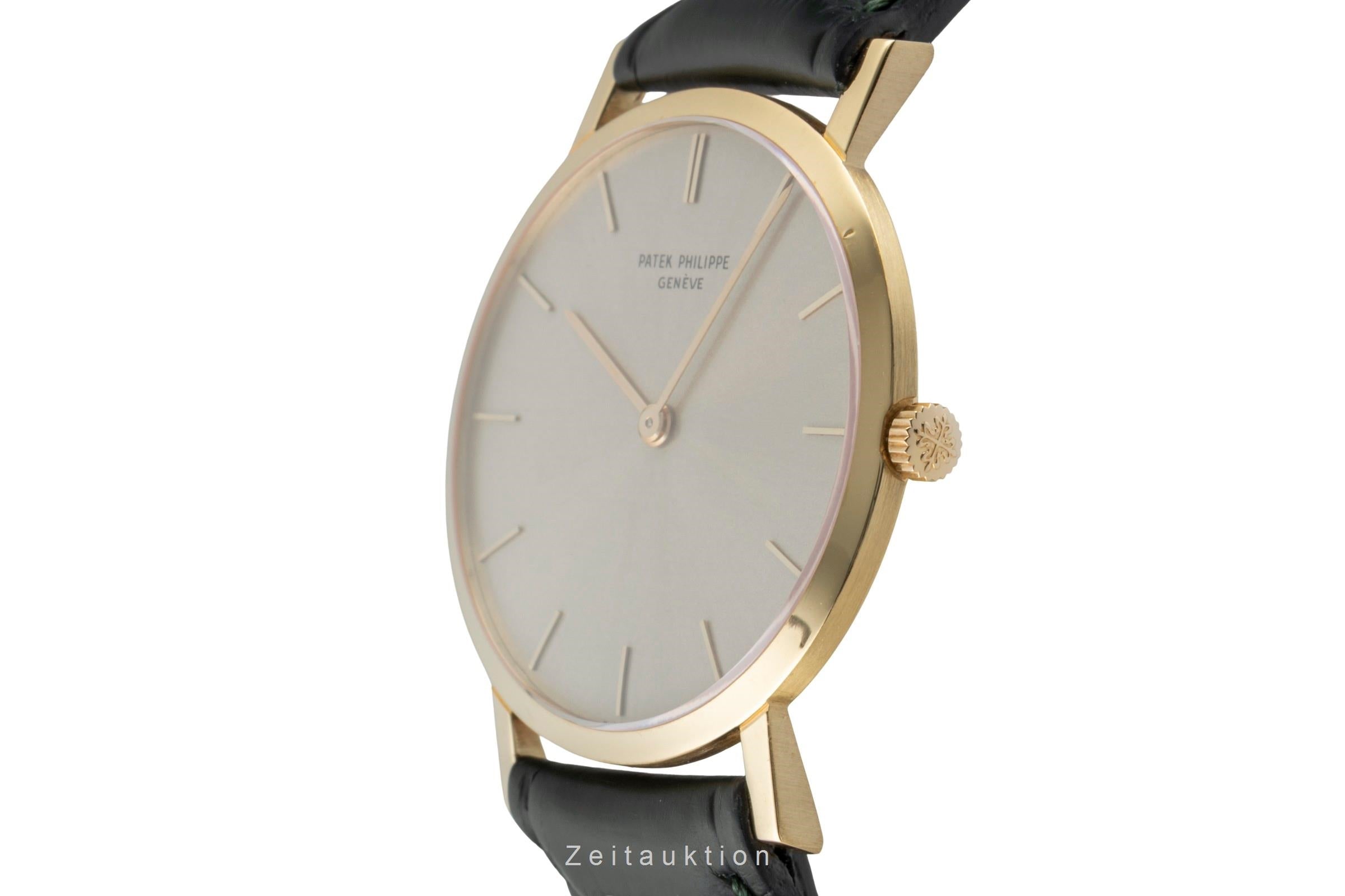 Patek Philippe Calatrava or 18 ct à remontage manuel montre pour hommes 3512 Vintage  [2602034]