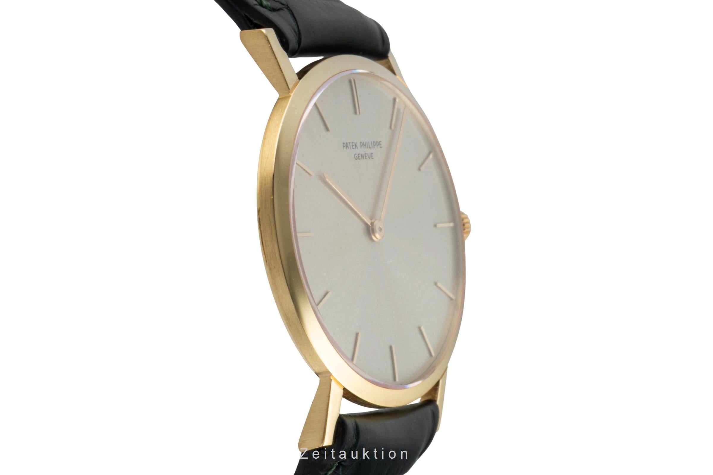 Patek Philippe Calatrava or 18 ct à remontage manuel montre pour hommes 3512 Vintage  [2602034]