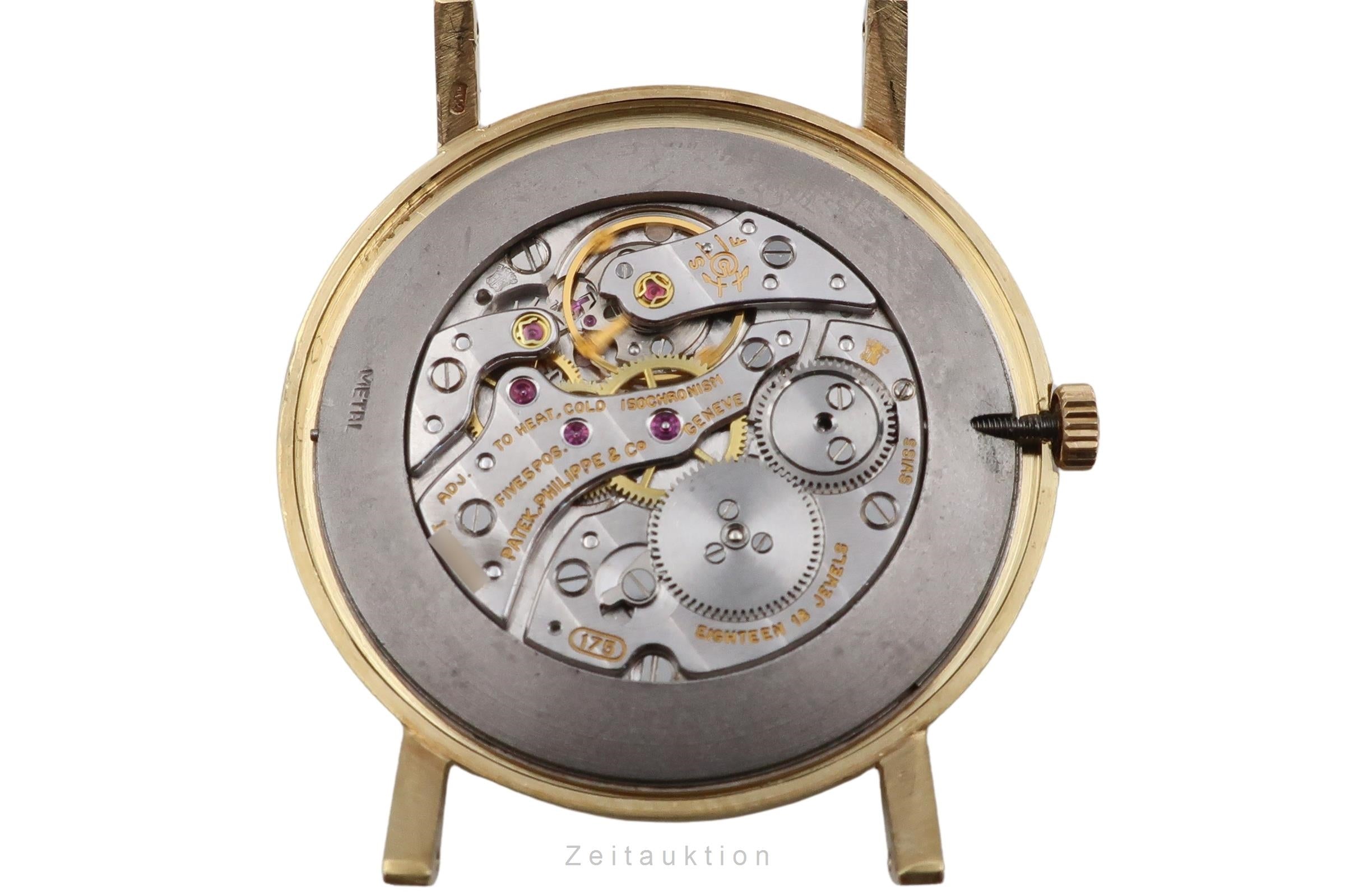 Patek Philippe Calatrava or 18 ct à remontage manuel montre pour hommes 3512 Vintage  [2602034]