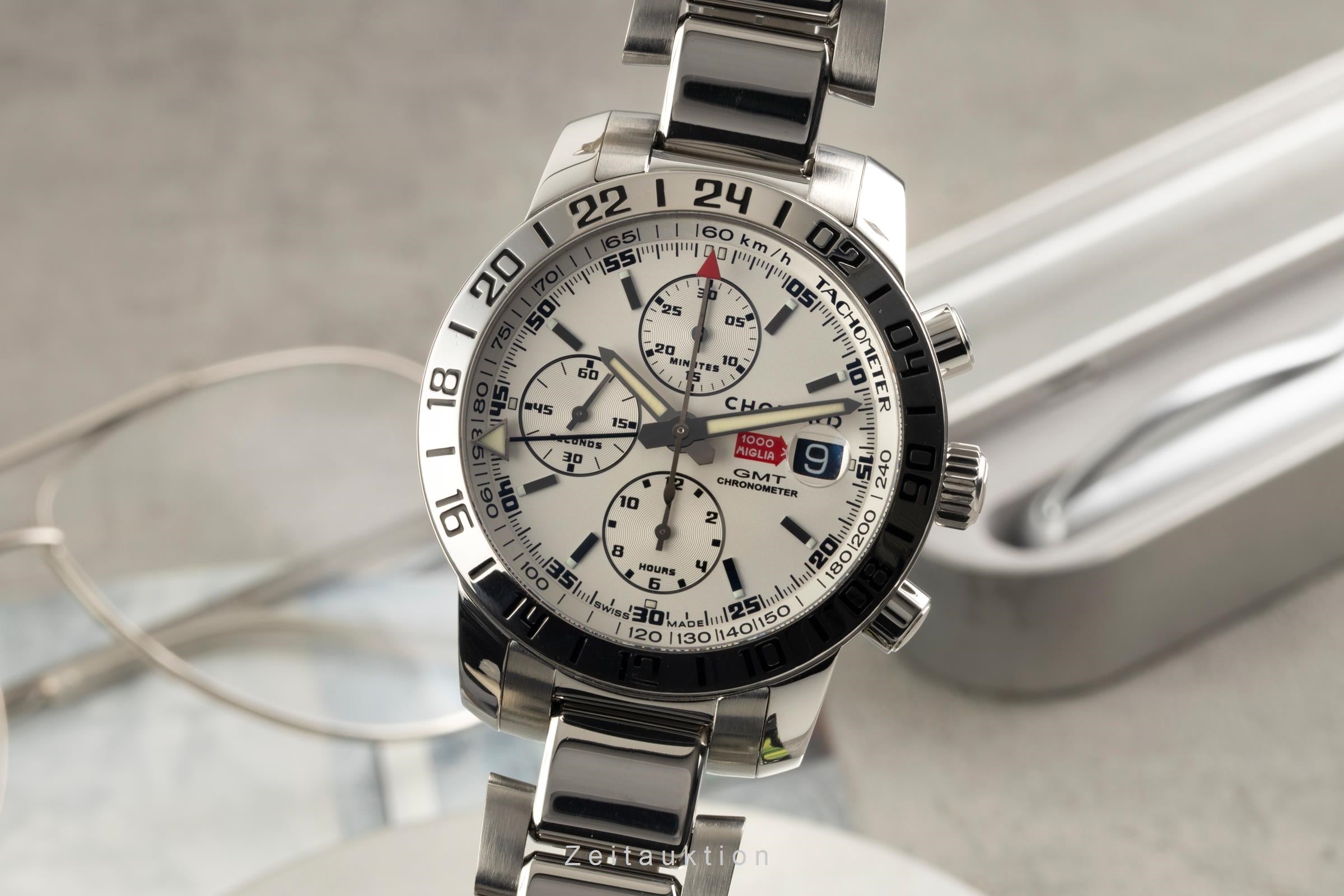 Chopard Mille Miglia Chronograph Stahl Automatik Herrenuhr 15/8992/3 B&P 2007 [2602039]