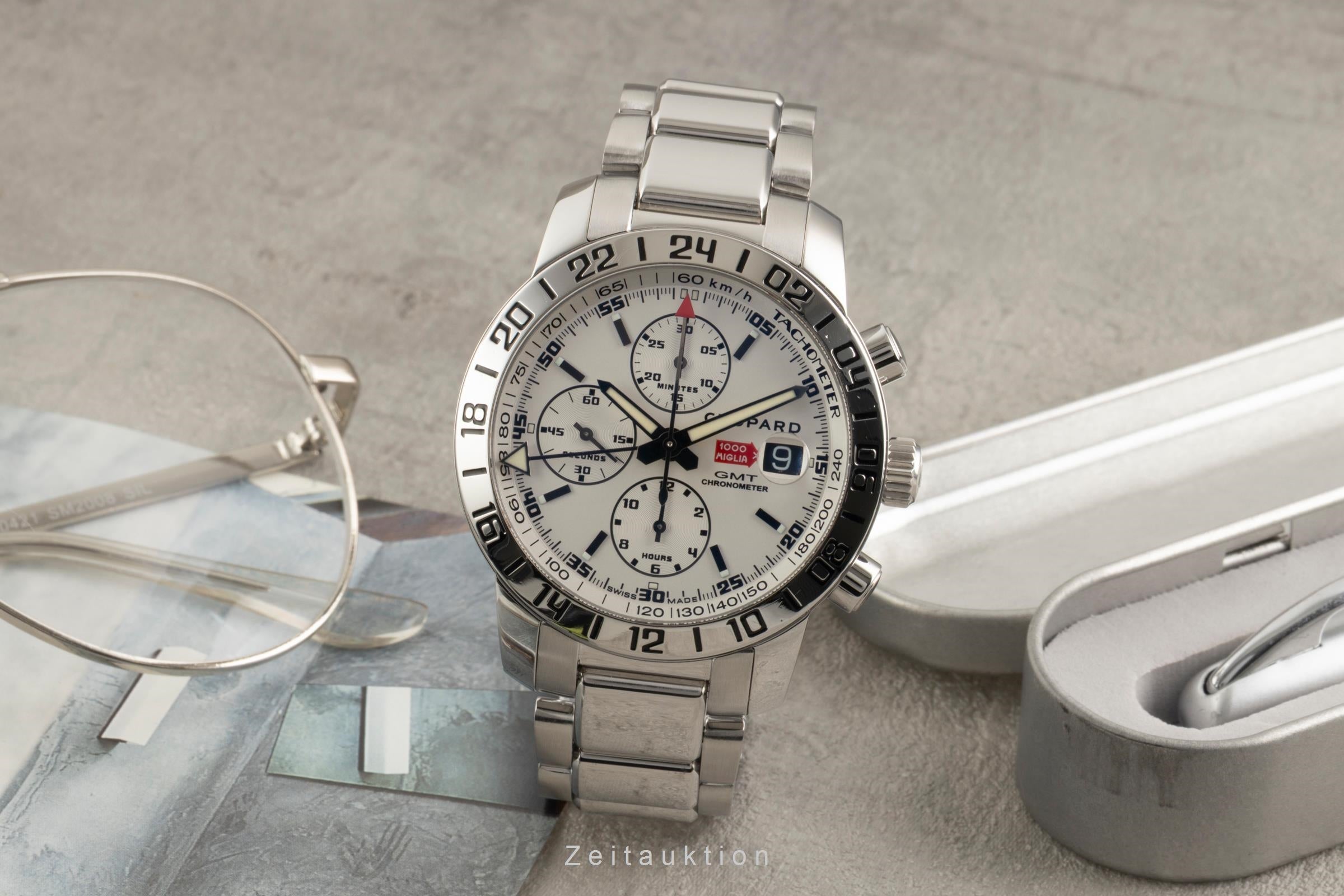 Chopard Mille Miglia chronographe acier automatique montre pour hommes 15/8992/3  [2602039]
