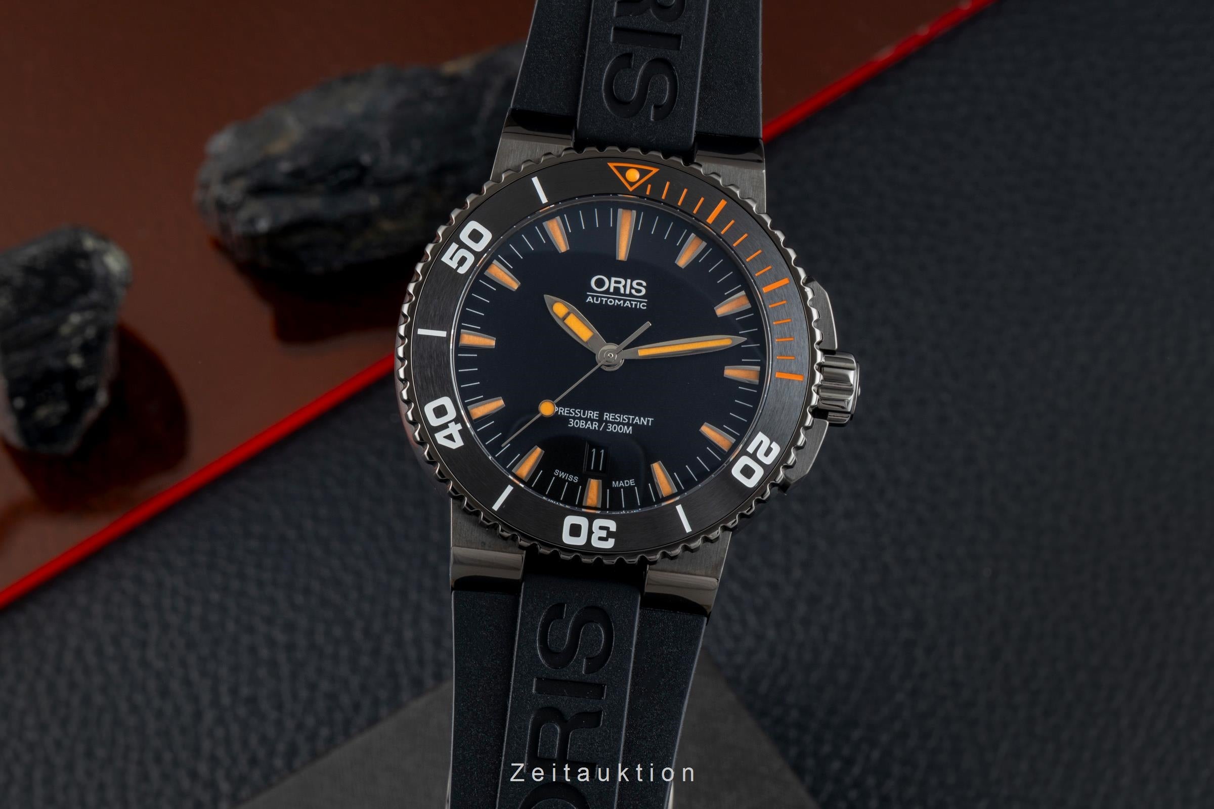 Oris Aquis Date steel automatic men's watch 01 733 7653 4259-07 4 26 34GEB LP: 1800EUR  [2602042]