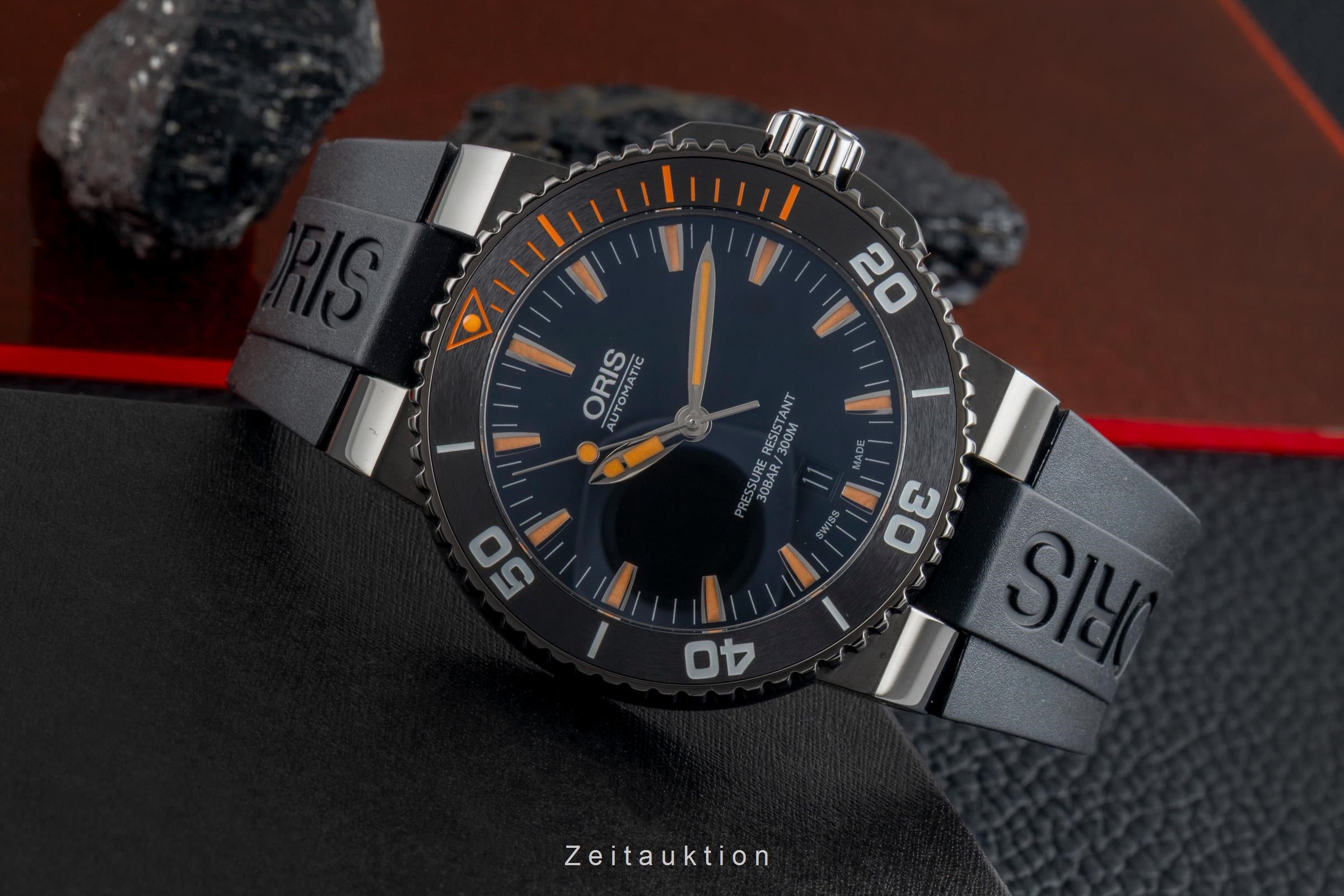 Oris Aquis Date steel automatic men's watch 01 733 7653 4259-07 4 26 34GEB LP: 1800EUR  [2602042]