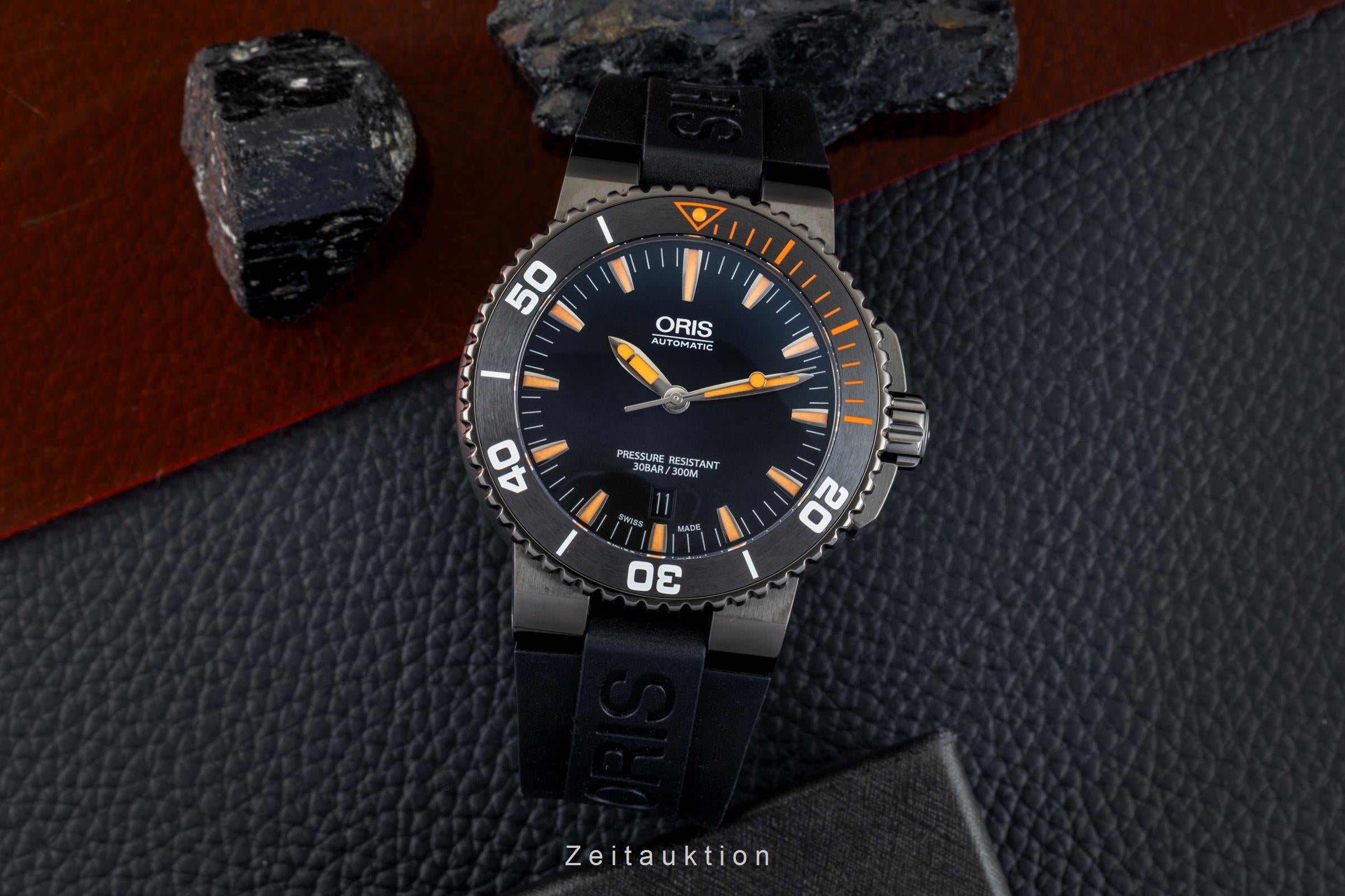 Oris Aquis Date steel automatic men's watch 01 733 7653 4259-07 4 26 34GEB LP: 1800EUR  [2602042]