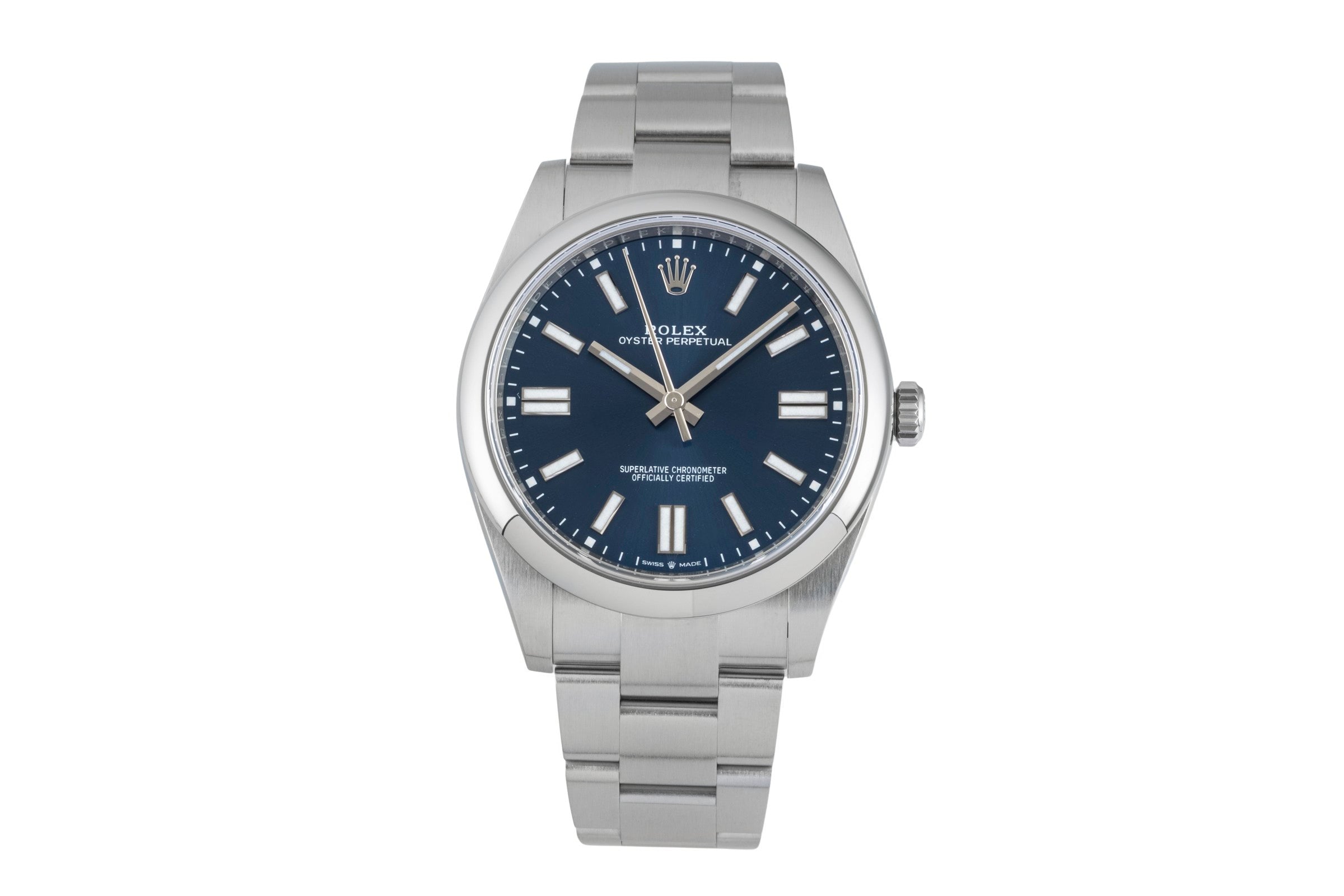 Rolex Oyster Perpetual acier automatique montre pour hommes 124300  [2602043]