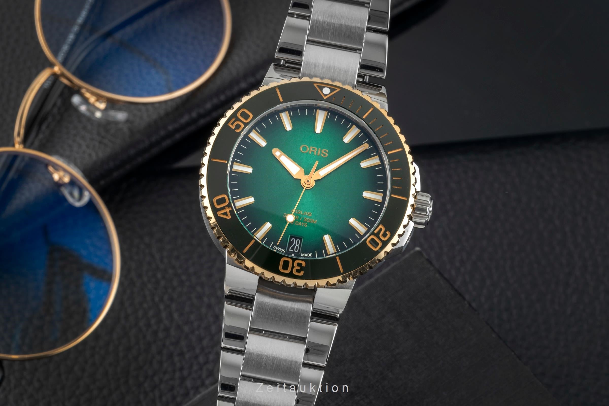 Oris Aquis Date steel automatic men's watch 01 400 7769 6357-07 8 22 09PEB LP: 4300EUR  [2602045]