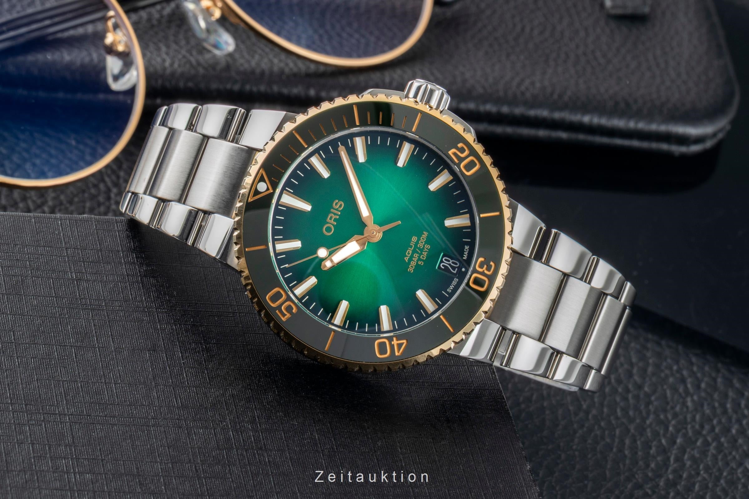Oris Aquis Date steel automatic men's watch 01 400 7769 6357-07 8 22 09PEB LP: 4300EUR  [2602045]