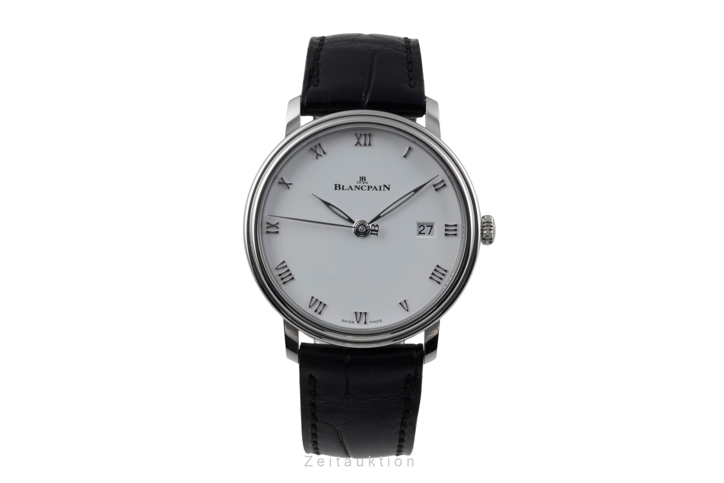 Blancpain Ultraflach steel automatic men's watch 6224 1127 55B LP: 11000EUR  [2602051]