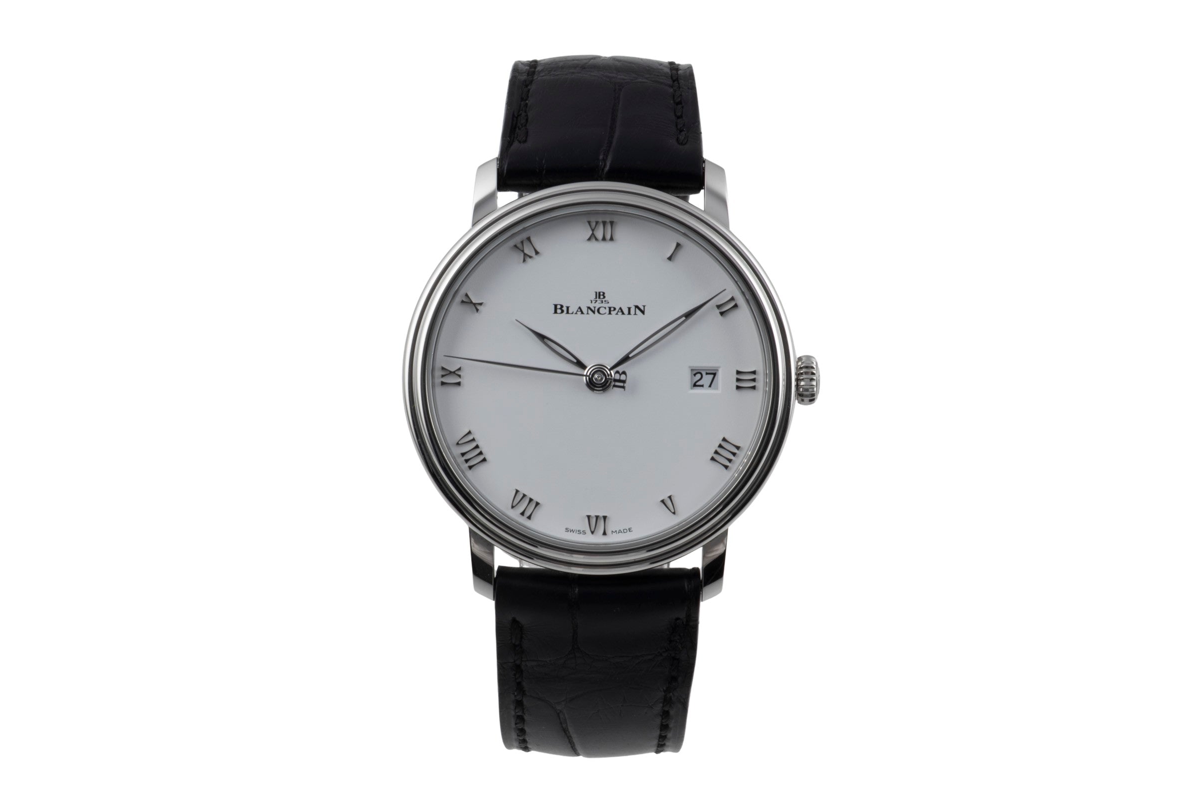 Blancpain Ultraflach acier automatique montre pour hommes 6224 1127 55B LP: 11000EUR  [2602051]