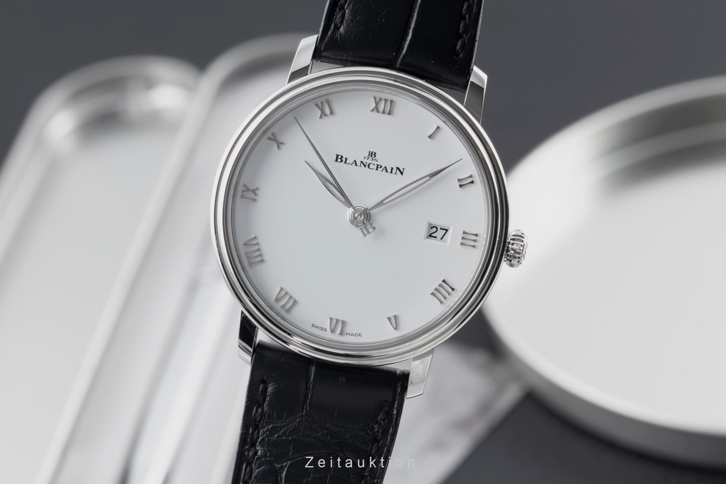 Blancpain Ultraflach acier automatique montre pour hommes 6224 1127 55B LP: 11000EUR  [2602051]