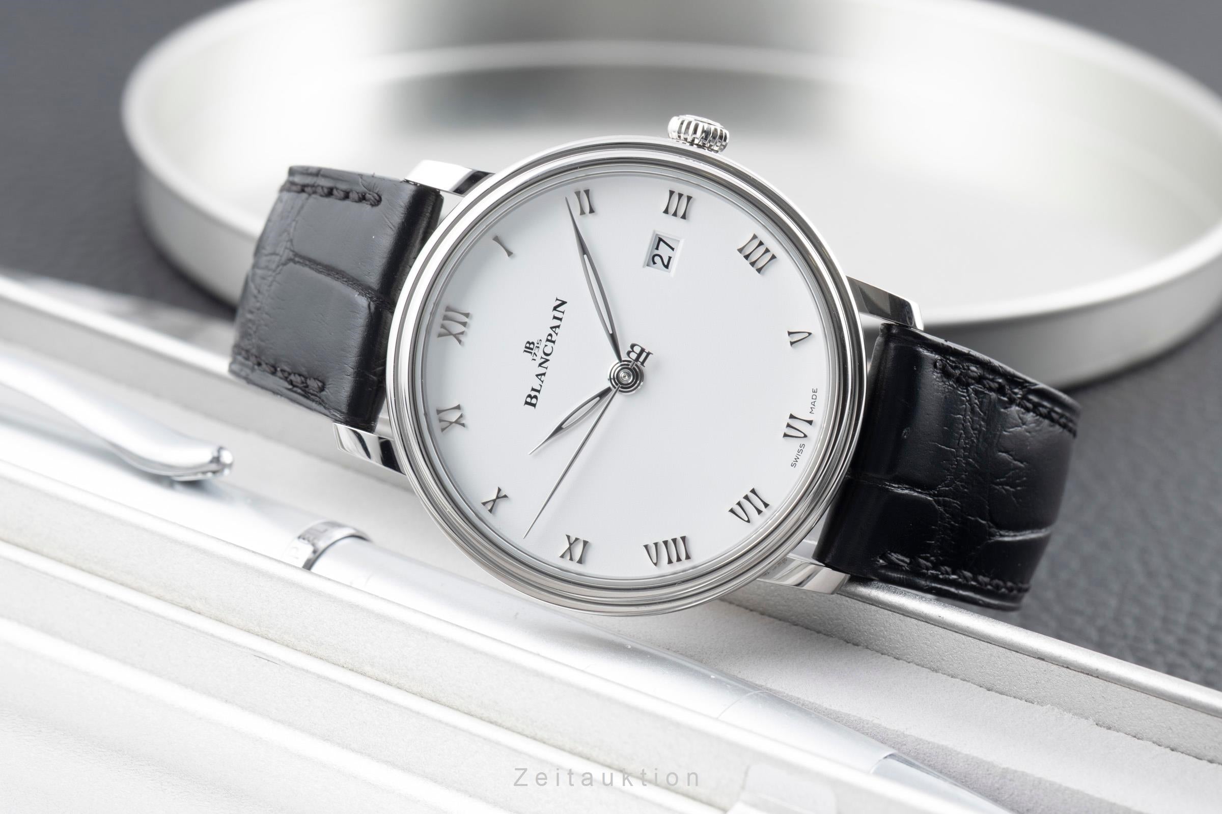 Blancpain Ultraflach steel automatic men's watch 6224 1127 55B LP: 11000EUR  [2602051]