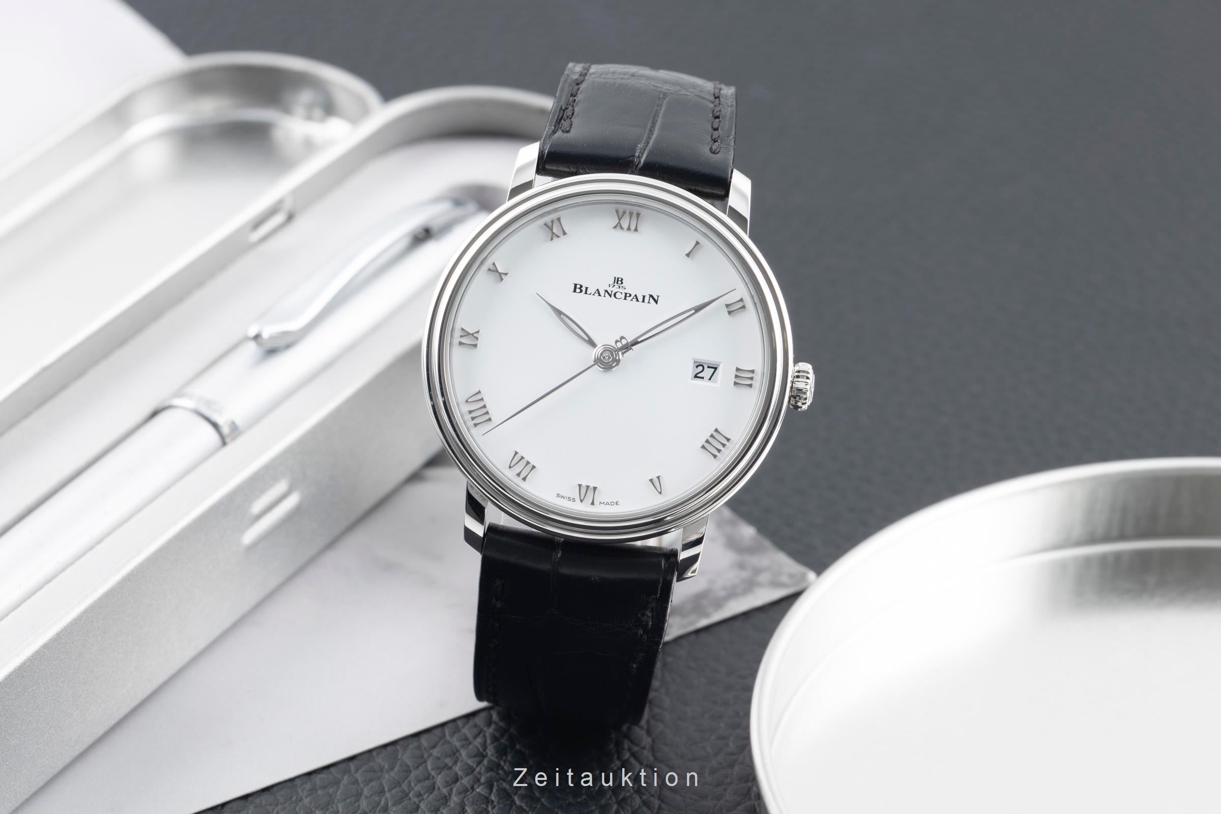 Blancpain Ultraflach steel automatic men's watch 6224 1127 55B LP: 11000EUR  [2602051]