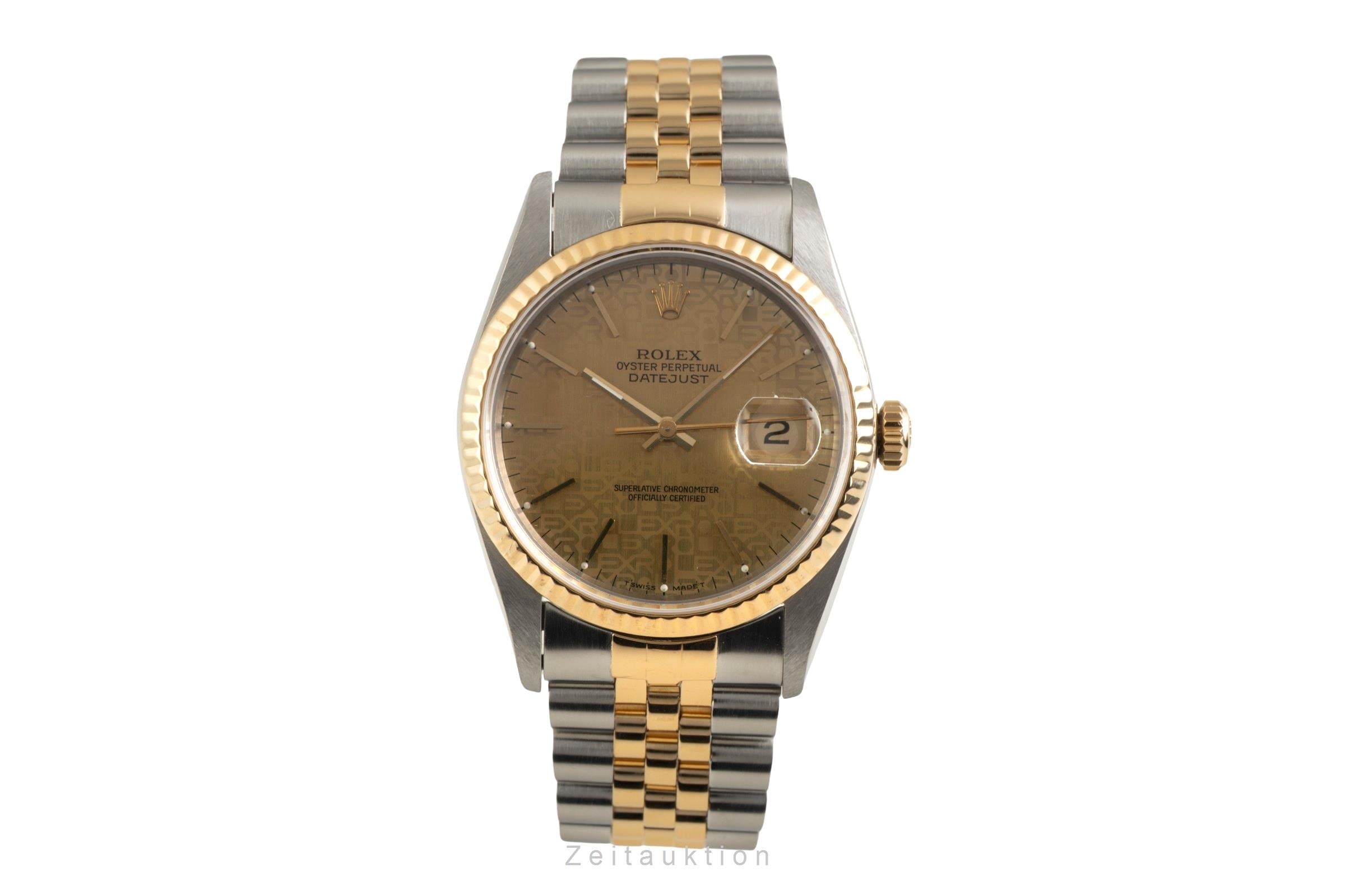 Rolex Datejust acero / oro automático reloj para caballeros 16233  [2602056]