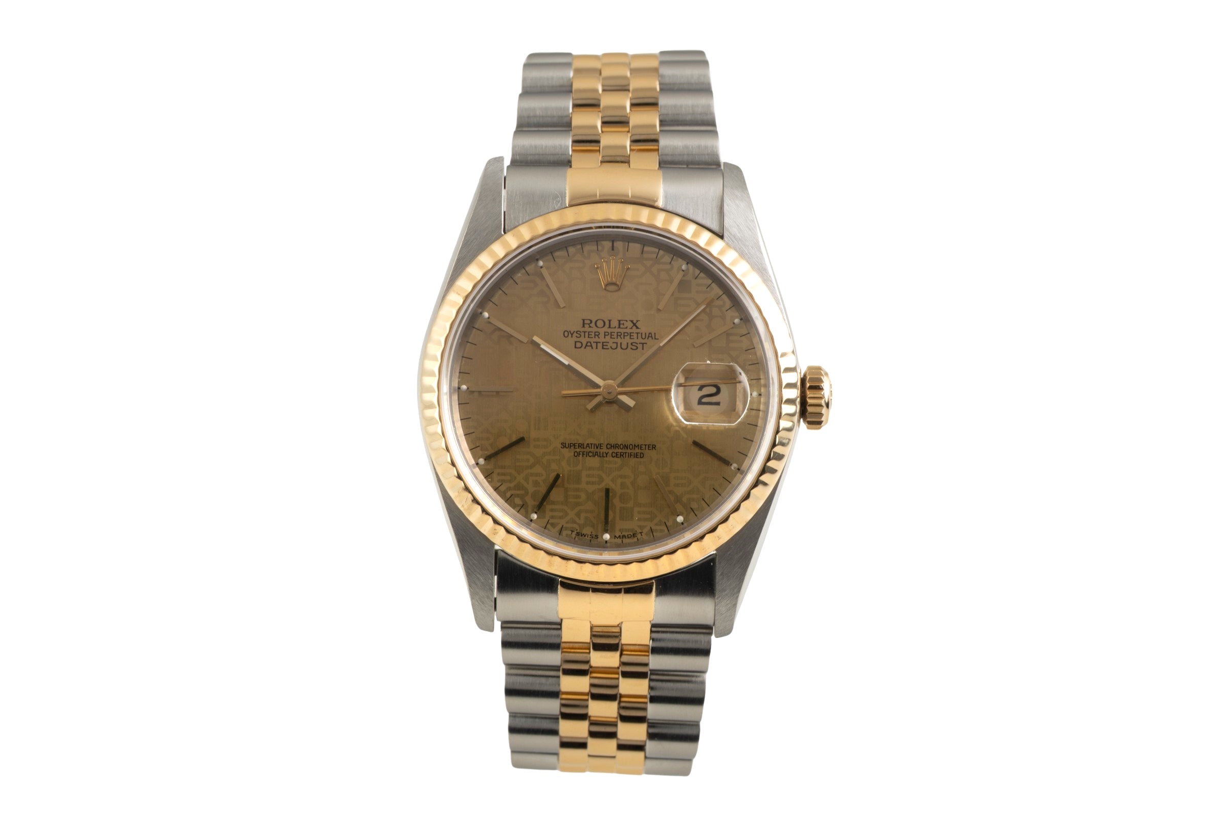 Rolex Datejust steel / gold automatic men's watch 16233  [2602056]