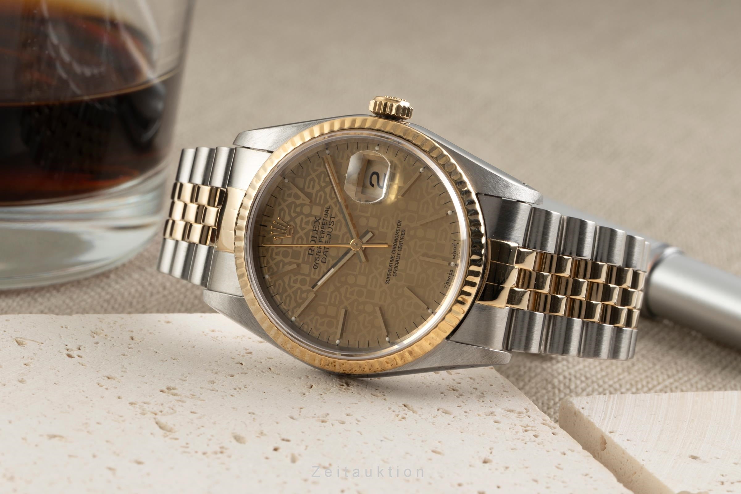 Rolex Datejust acero / oro automático reloj para caballeros 16233  [2602056]