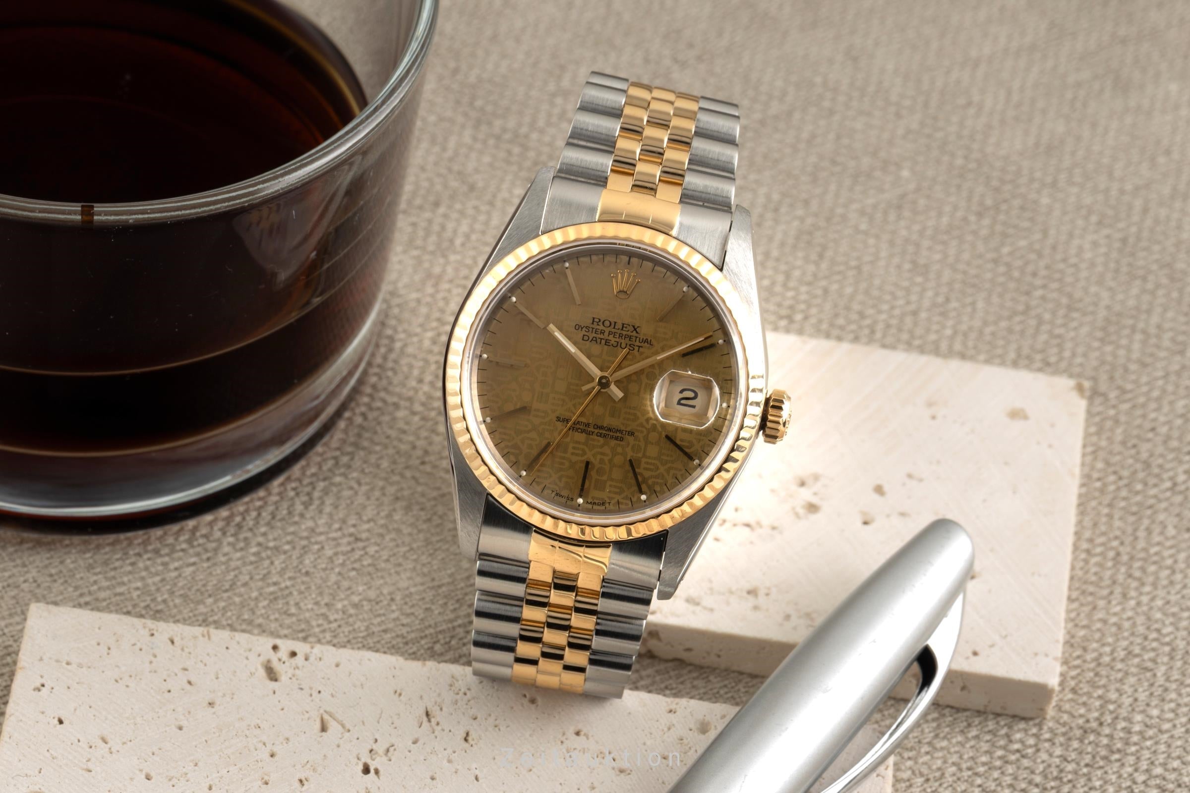 Rolex Datejust acero / oro automático reloj para caballeros 16233  [2602056]