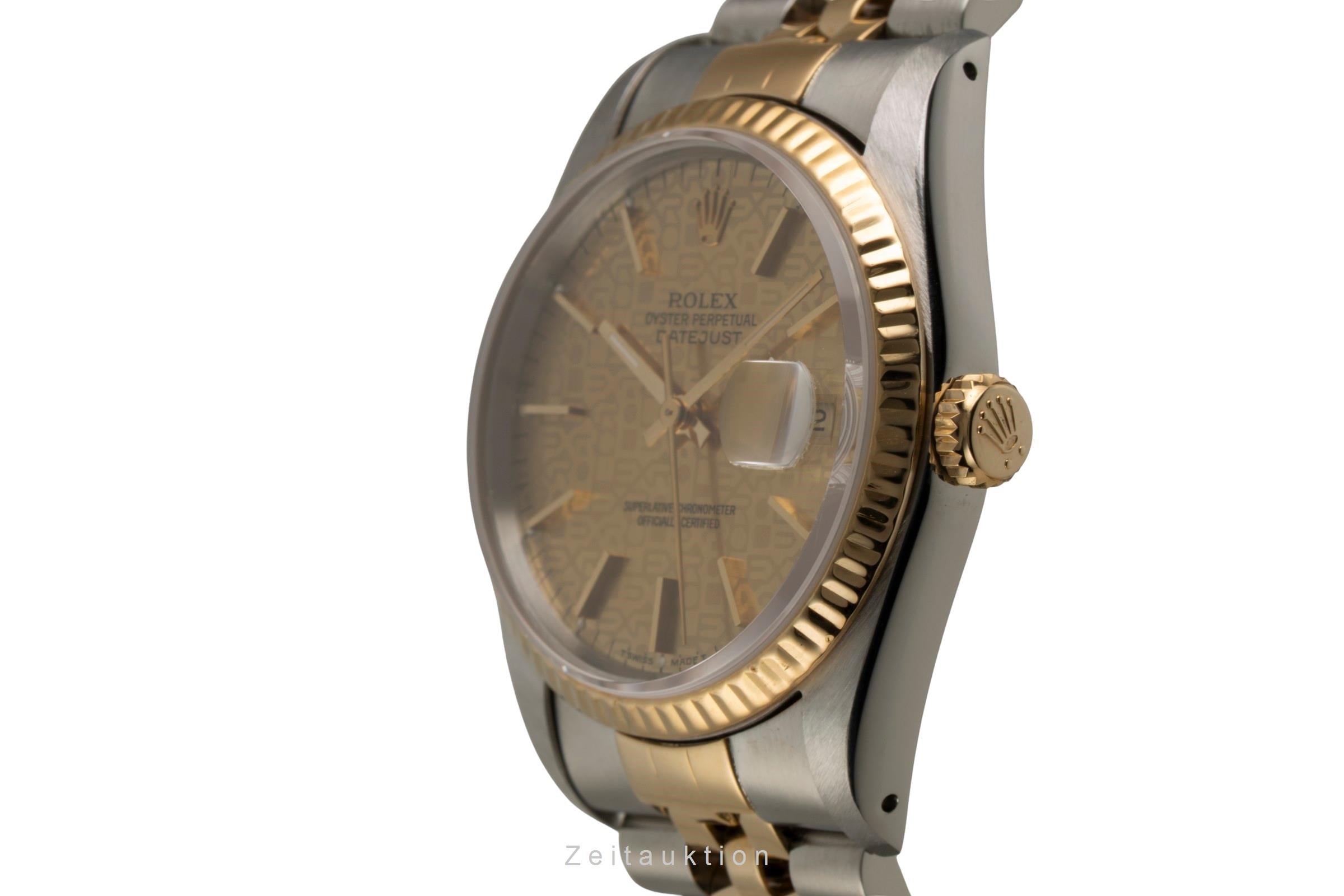 Rolex Datejust acero / oro automático reloj para caballeros 16233  [2602056]