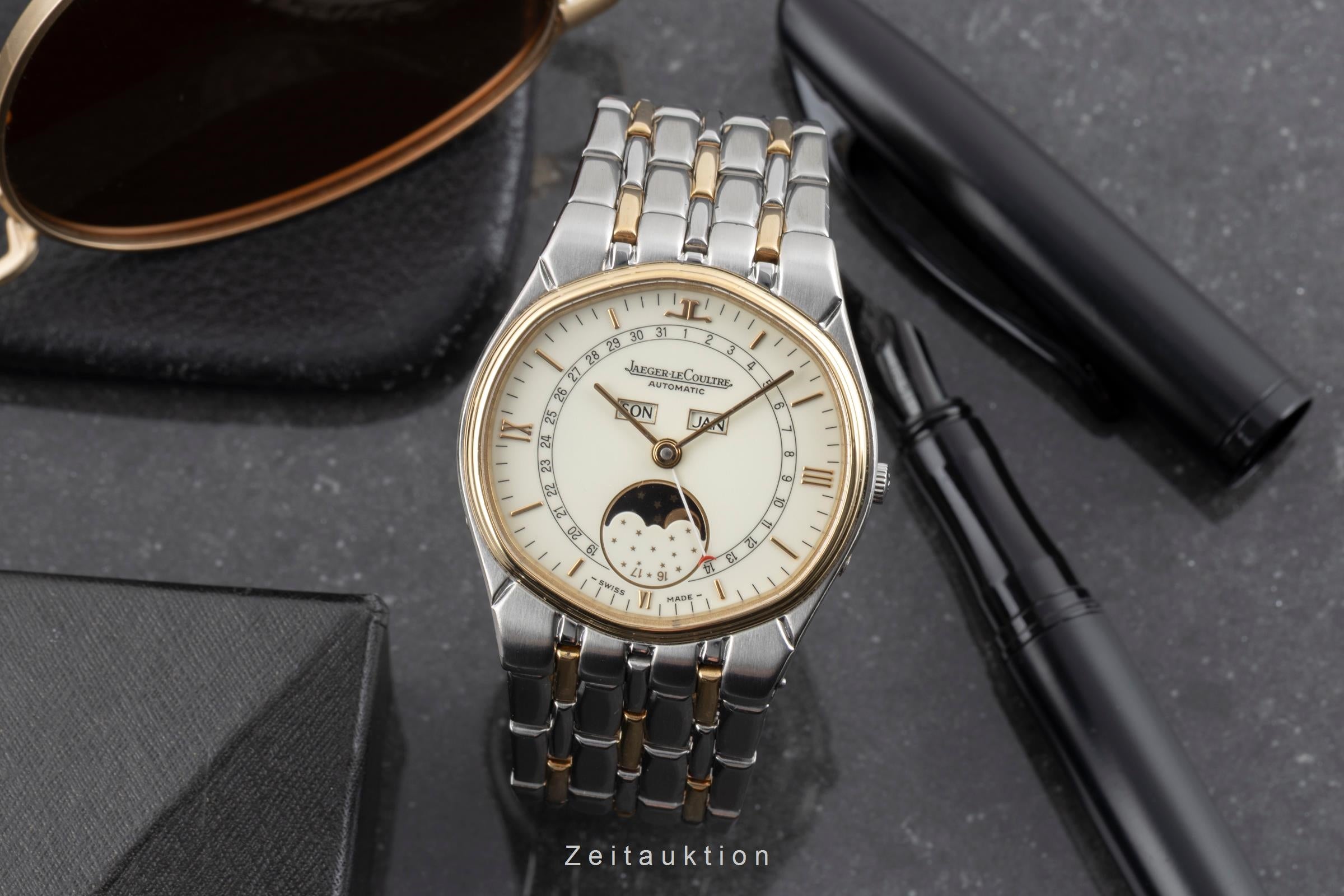 Jaeger LeCoultre Albatros acciaio / oro automatismo orologio da uomo 145.302.05  [2602063]