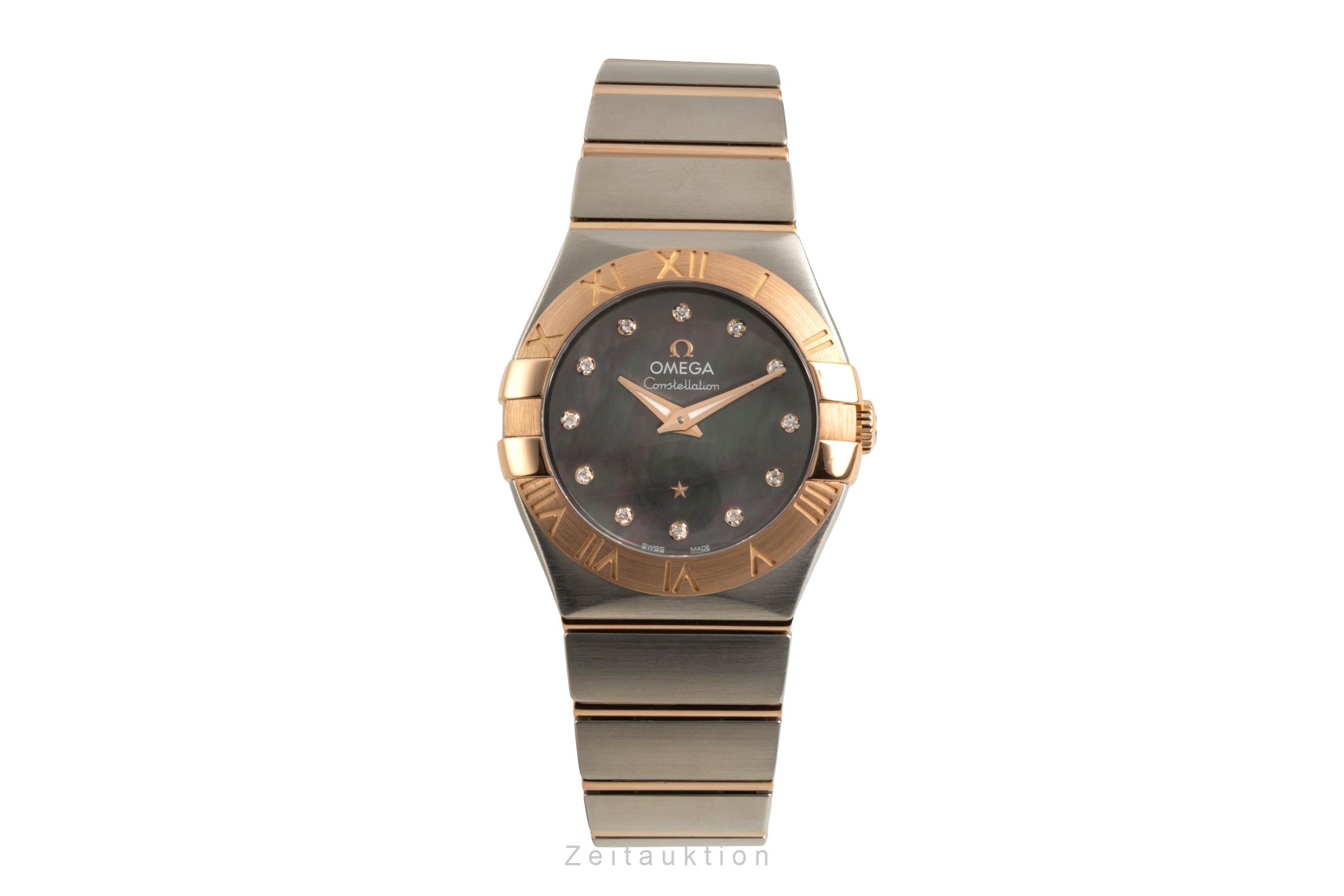 Omega Constellation Stahl / Gold Quarz Damenuhr Ref. 123.20.27.60.57.006 B&P [2602064]