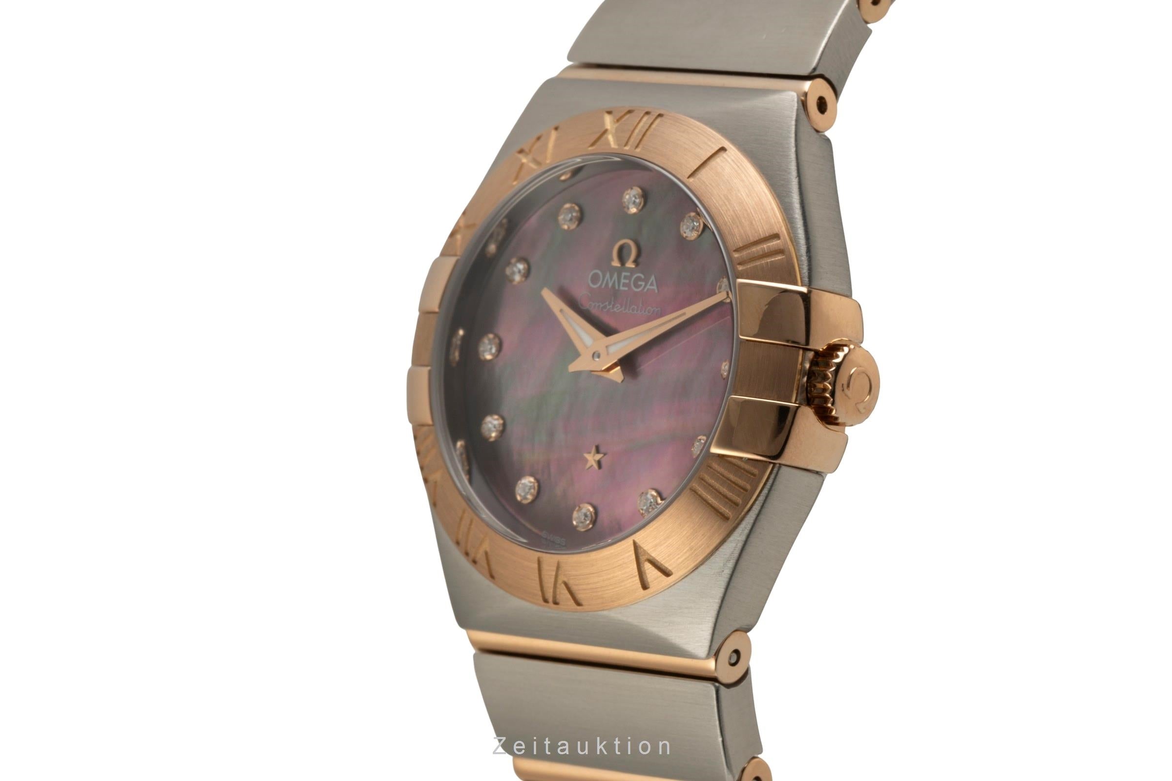 Omega Constellation Stahl / Gold Quarz Damenuhr Ref. 123.20.27.60.57.006 B&P [2602064]