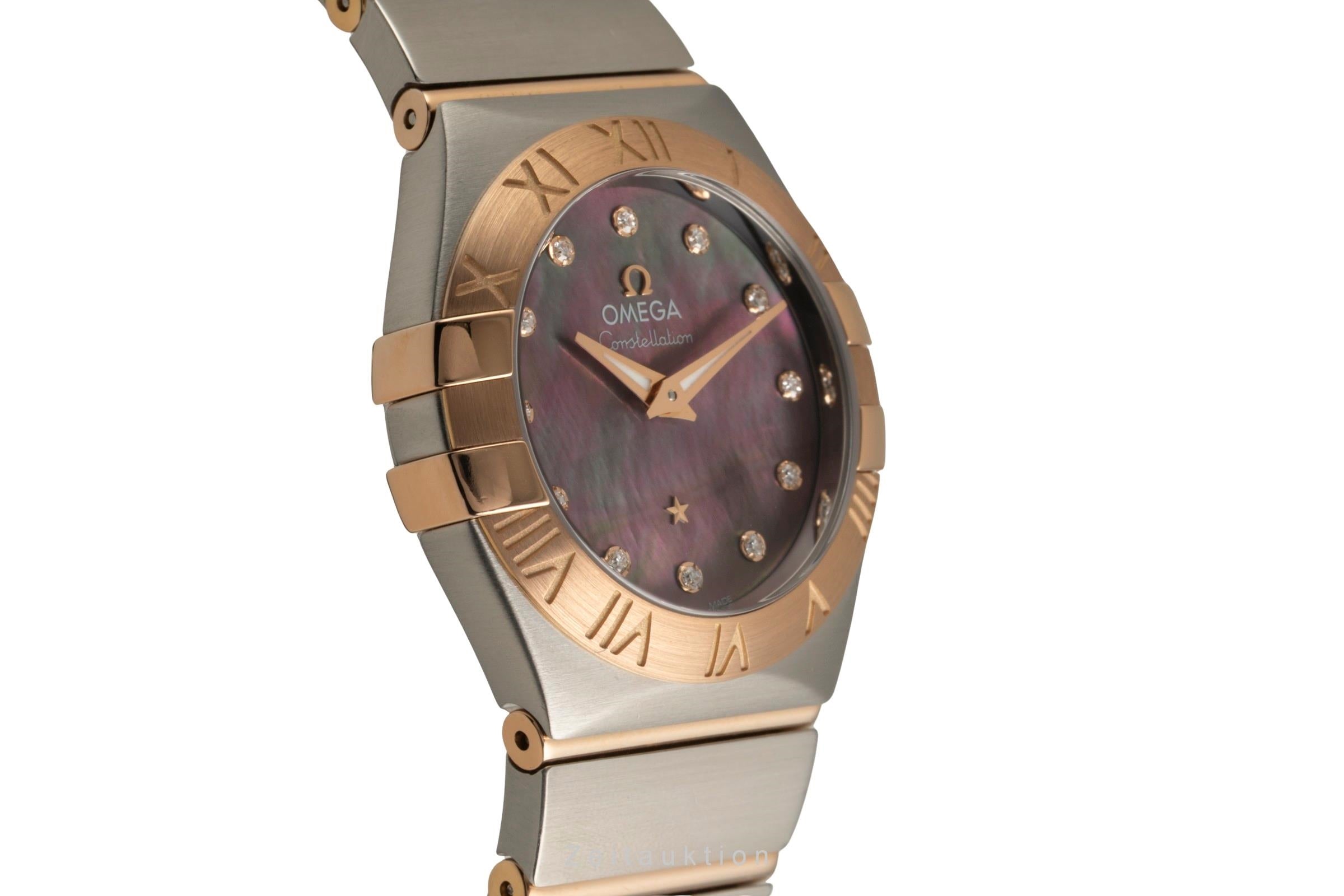 Omega Constellation Stahl / Gold Quarz Damenuhr Ref. 123.20.27.60.57.006 B&P [2602064]