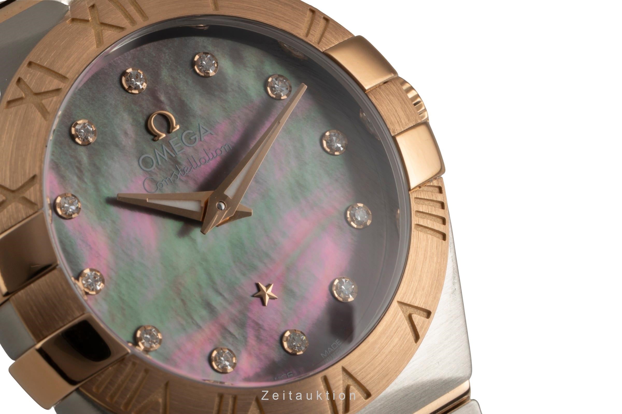 Omega Constellation Stahl / Gold Quarz Damenuhr Ref. 123.20.27.60.57.006 B&P [2602064]