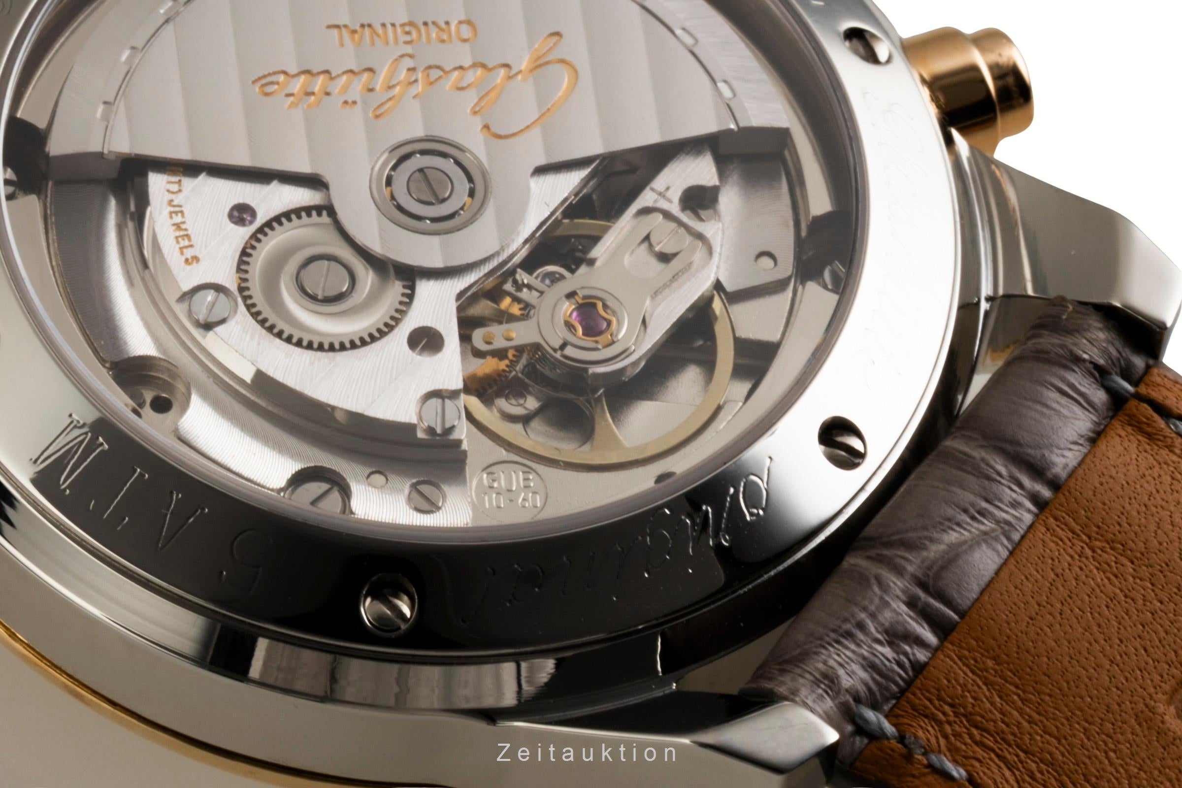 Glashütte chronographe acier / or  automatique montre pour hommes 10-60-05-05-04  [2602065]