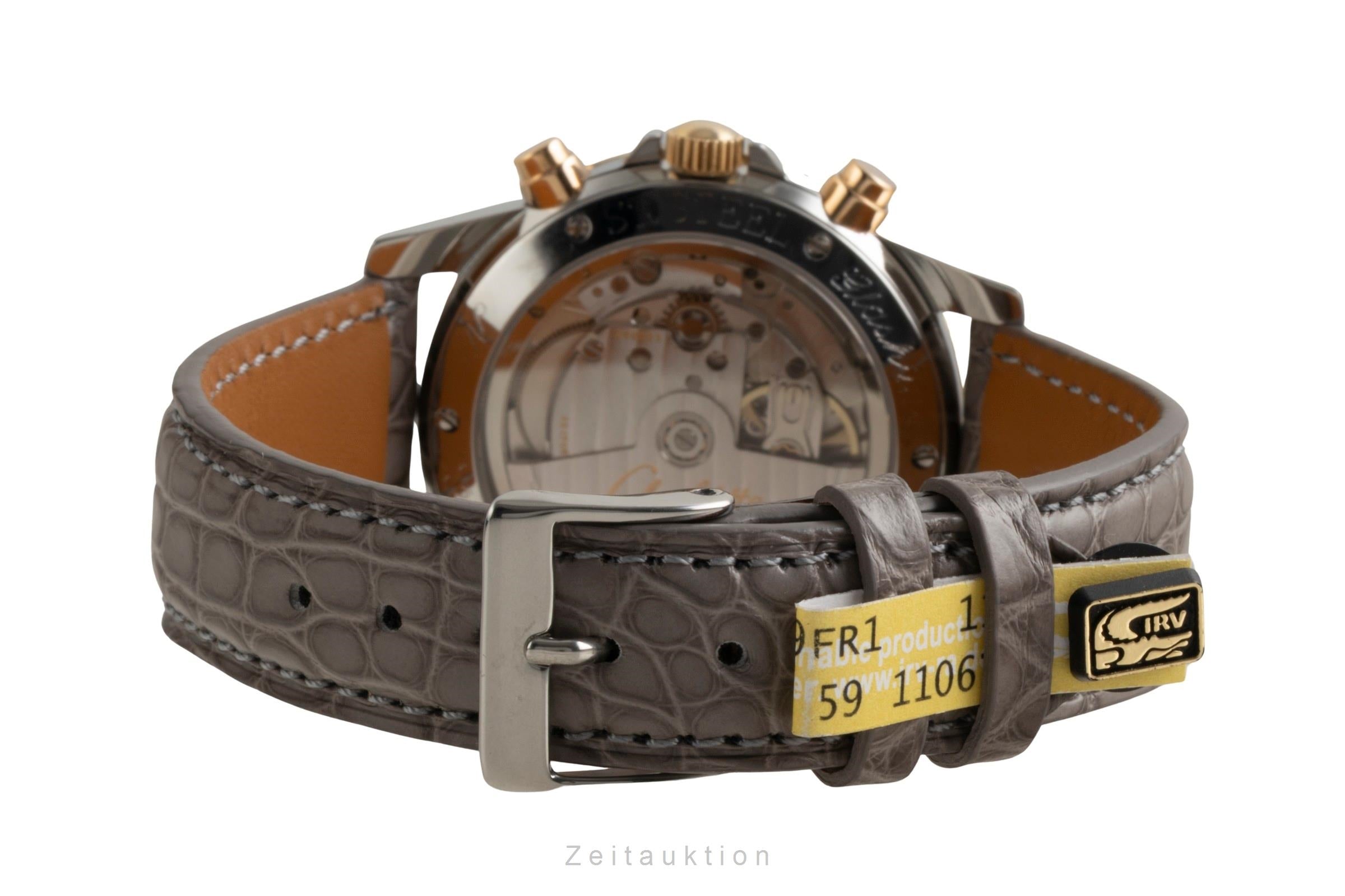 Glashütte chronographe acier / or  automatique montre pour hommes 10-60-05-05-04  [2602065]