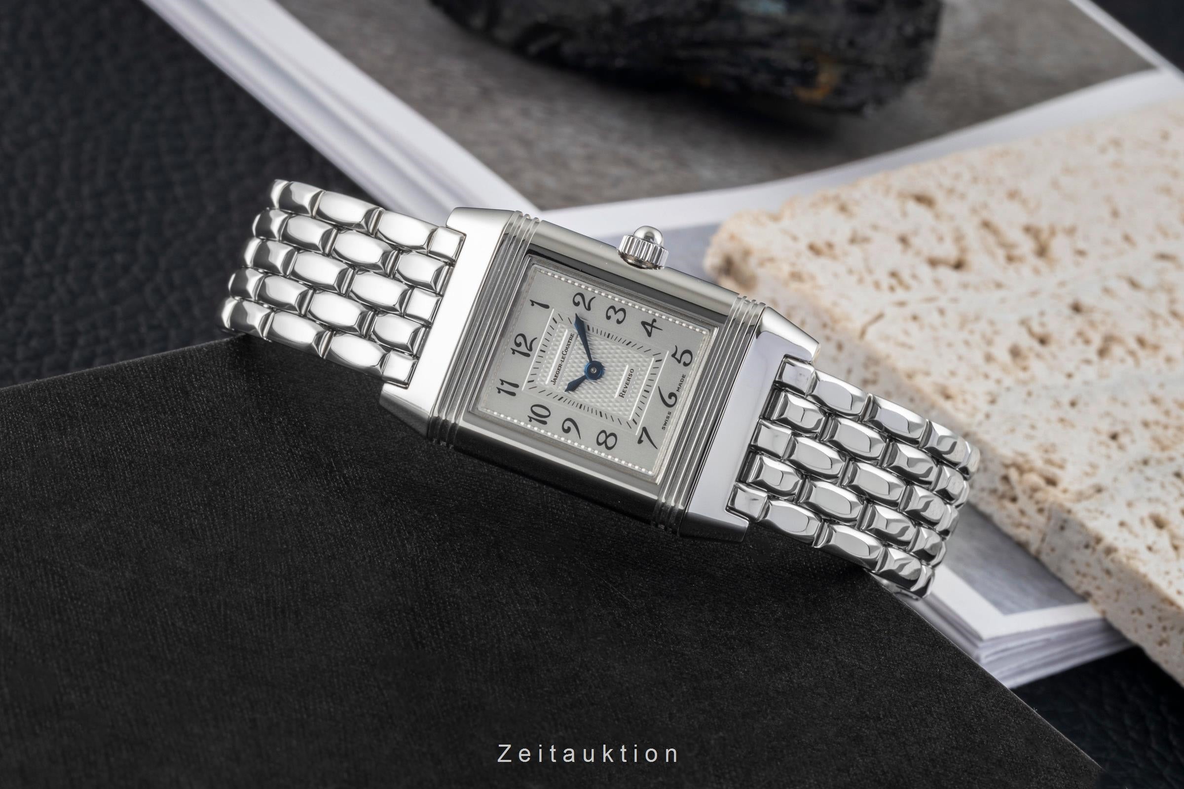 Jaeger LeCoultre Reverso acero cuerda manual reloj para damas  Q2668120   266.8.44  [2602068]