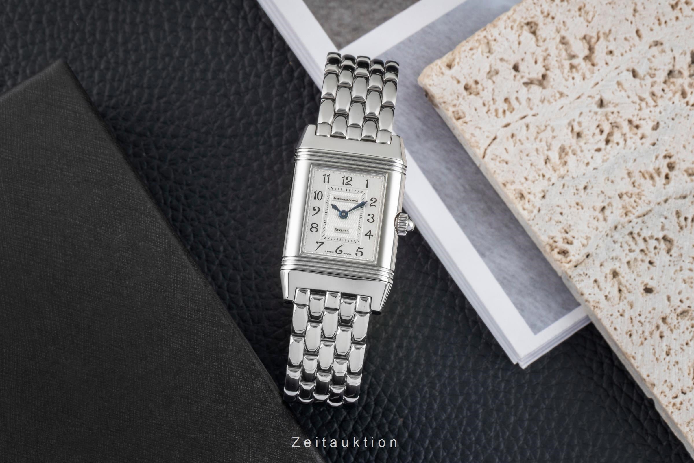 Jaeger LeCoultre Reverso acero cuerda manual reloj para damas  Q2668120   266.8.44  [2602068]