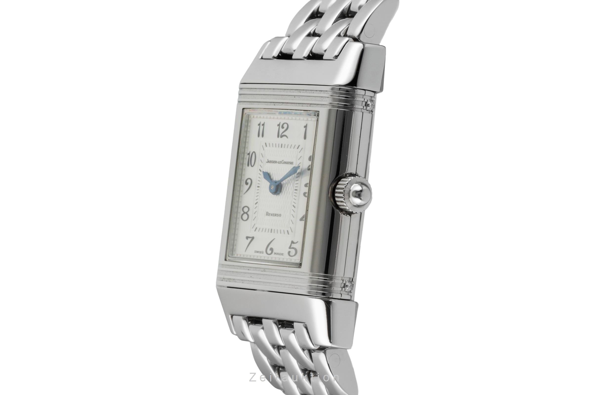 Jaeger LeCoultre Reverso acero cuerda manual reloj para damas  Q2668120   266.8.44  [2602068]