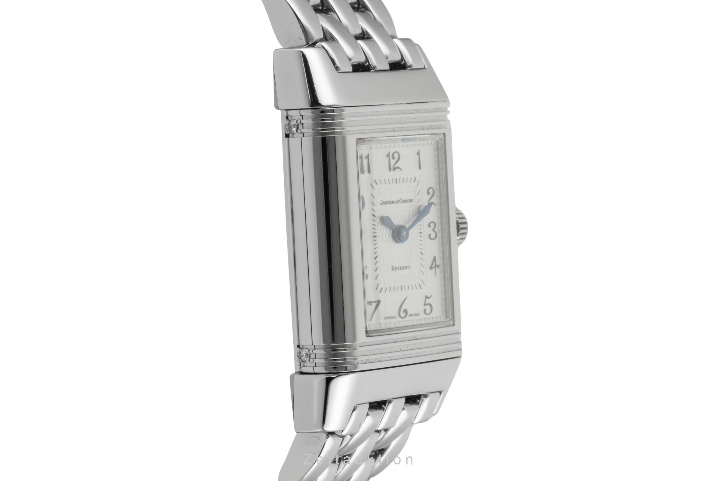 Jaeger LeCoultre Reverso acero cuerda manual reloj para damas  Q2668120   266.8.44  [2602068]