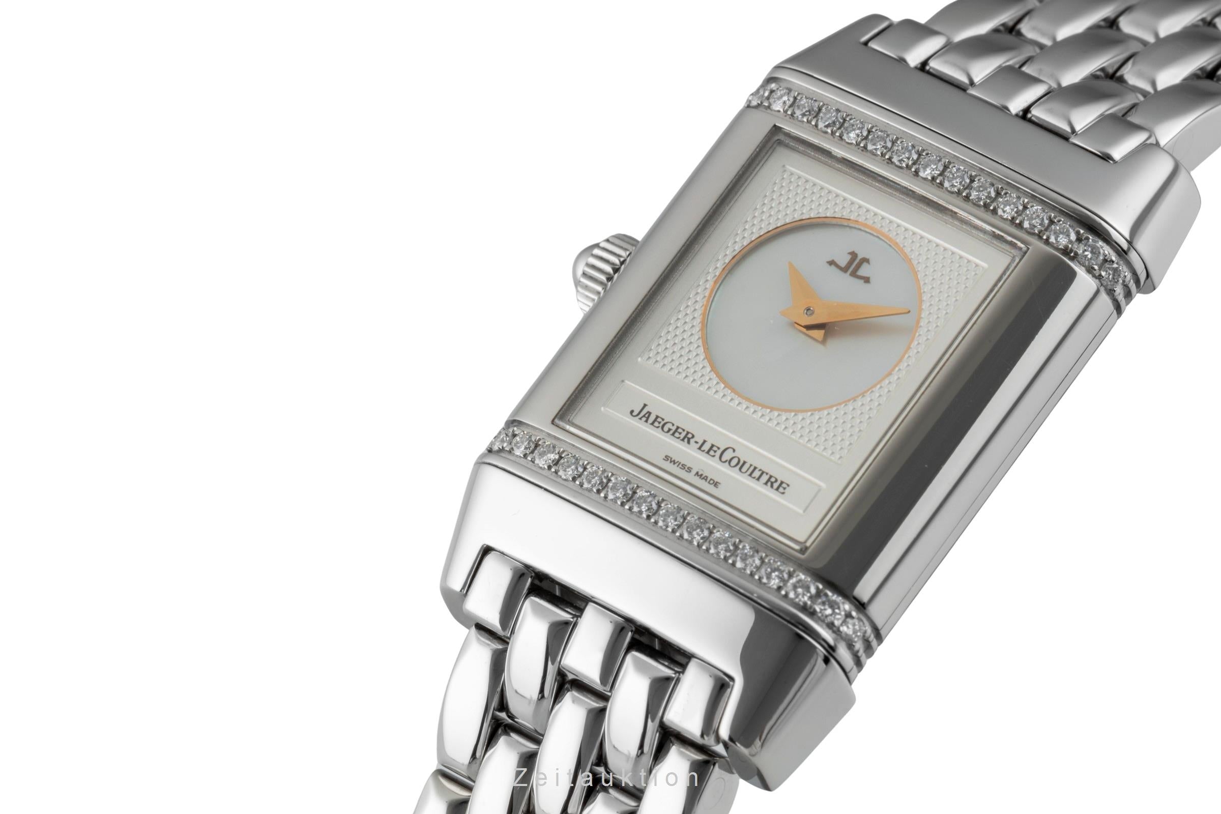 Jaeger LeCoultre Reverso acero cuerda manual reloj para damas  Q2668120   266.8.44  [2602068]