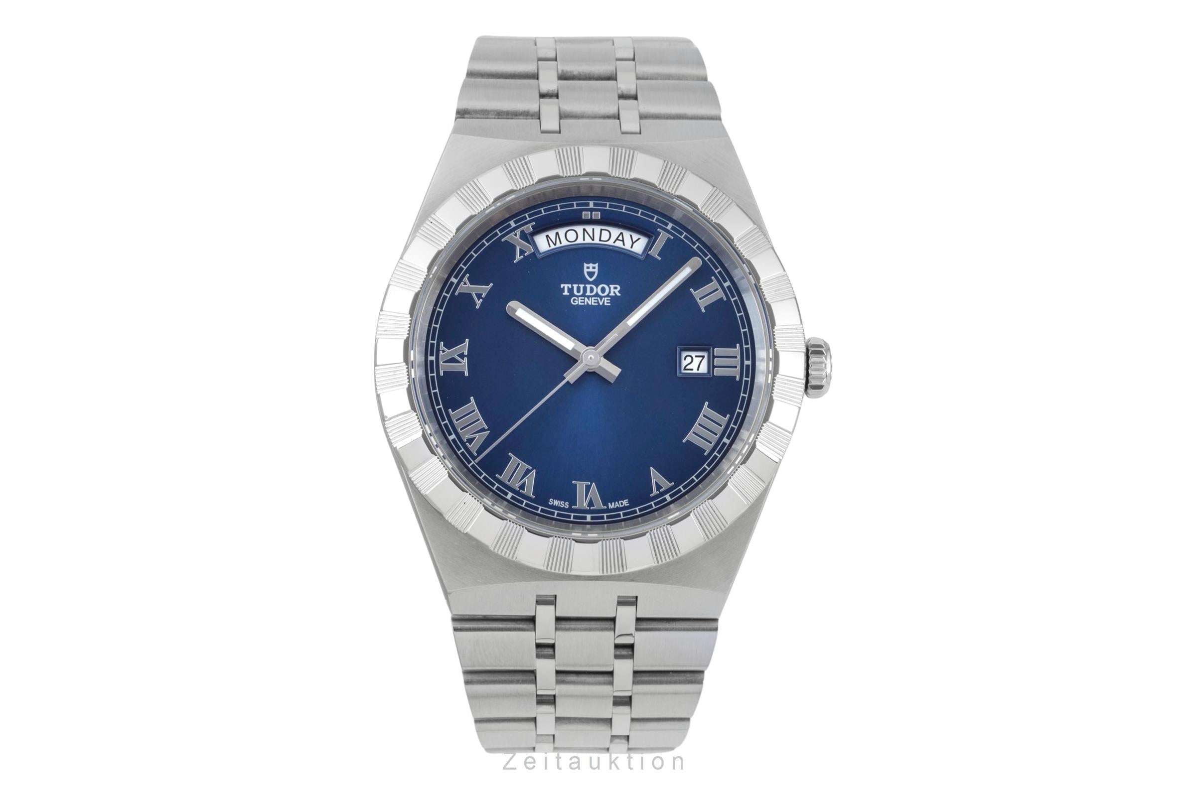 Tudor Royal acier automatique montre pour hommes M28600-0005 LP: 2950EUR  [2602072]
