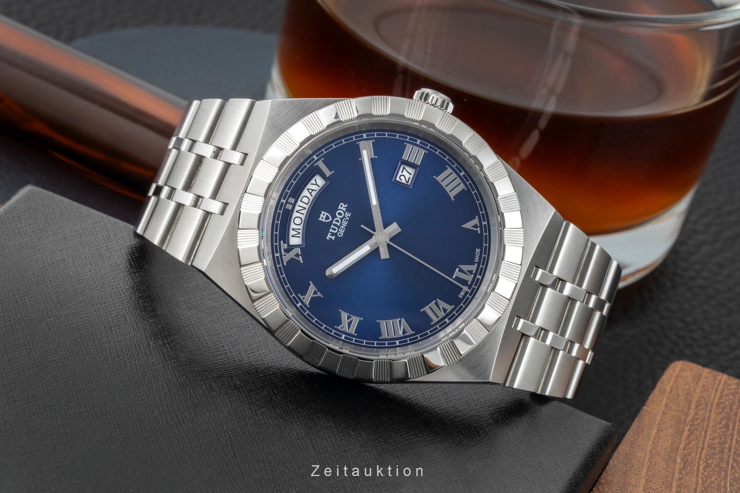 Tudor Royal acier automatique montre pour hommes M28600-0005 LP: 2950EUR  [2602072]
