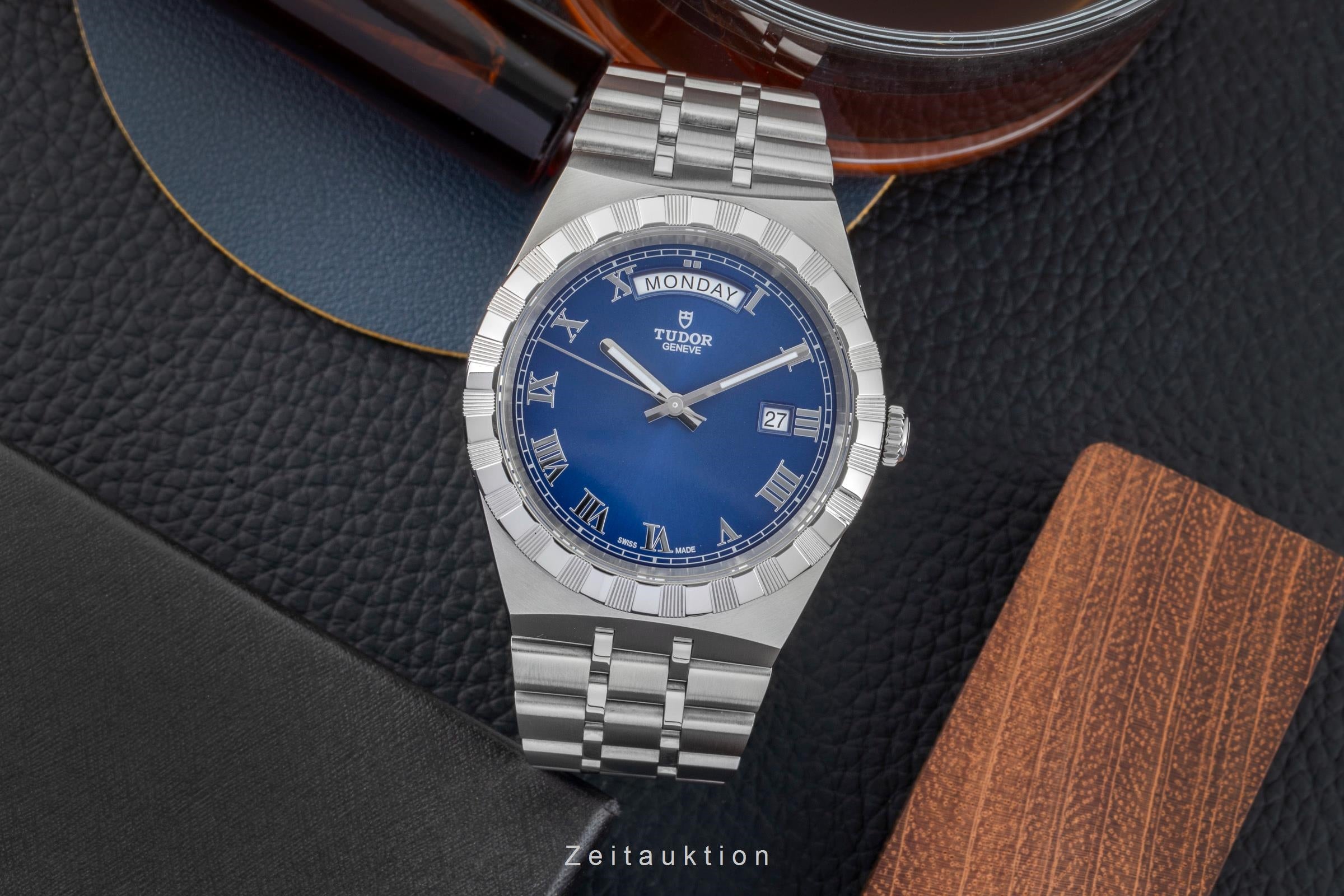 Tudor Royal acier automatique montre pour hommes M28600-0005 LP: 2950EUR  [2602072]