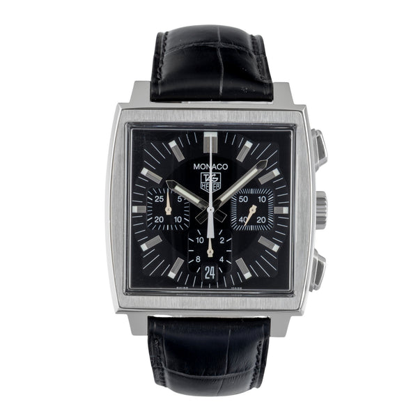 Tag Heuer Monaco chronograph steel automatic men's watch CW2111-0  [2602077]