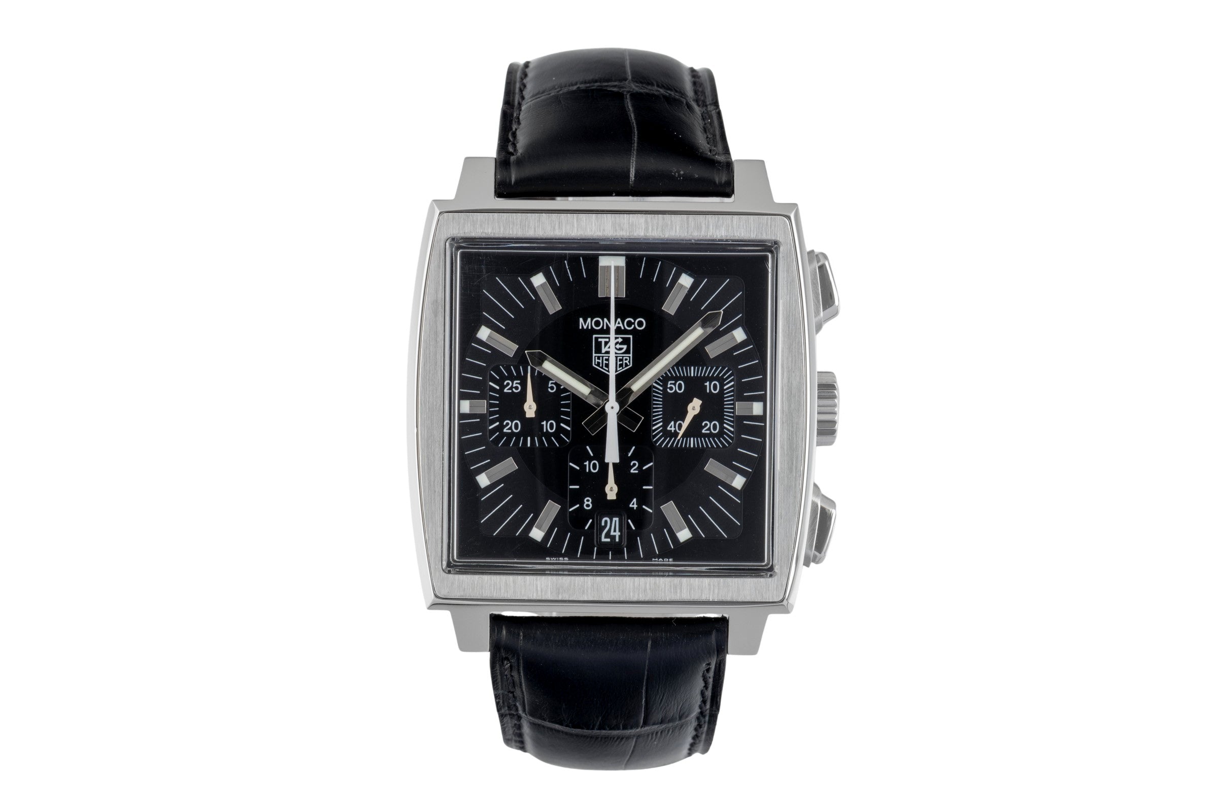 Tag Heuer Monaco chronograph steel automatic men's watch CW2111-0  [2602077]