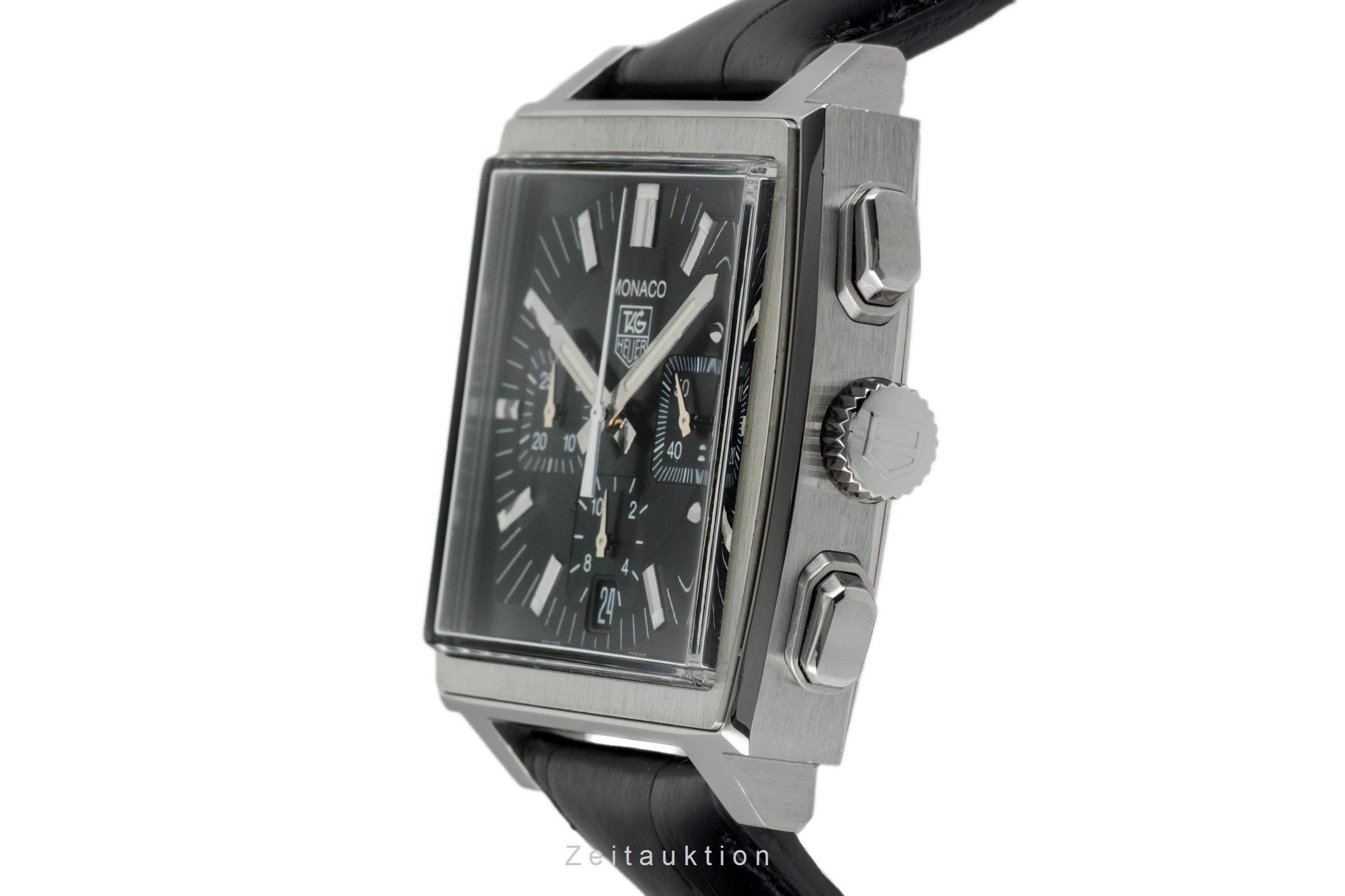 Tag Heuer Monaco chronograph steel automatic men's watch CW2111-0  [2602077]