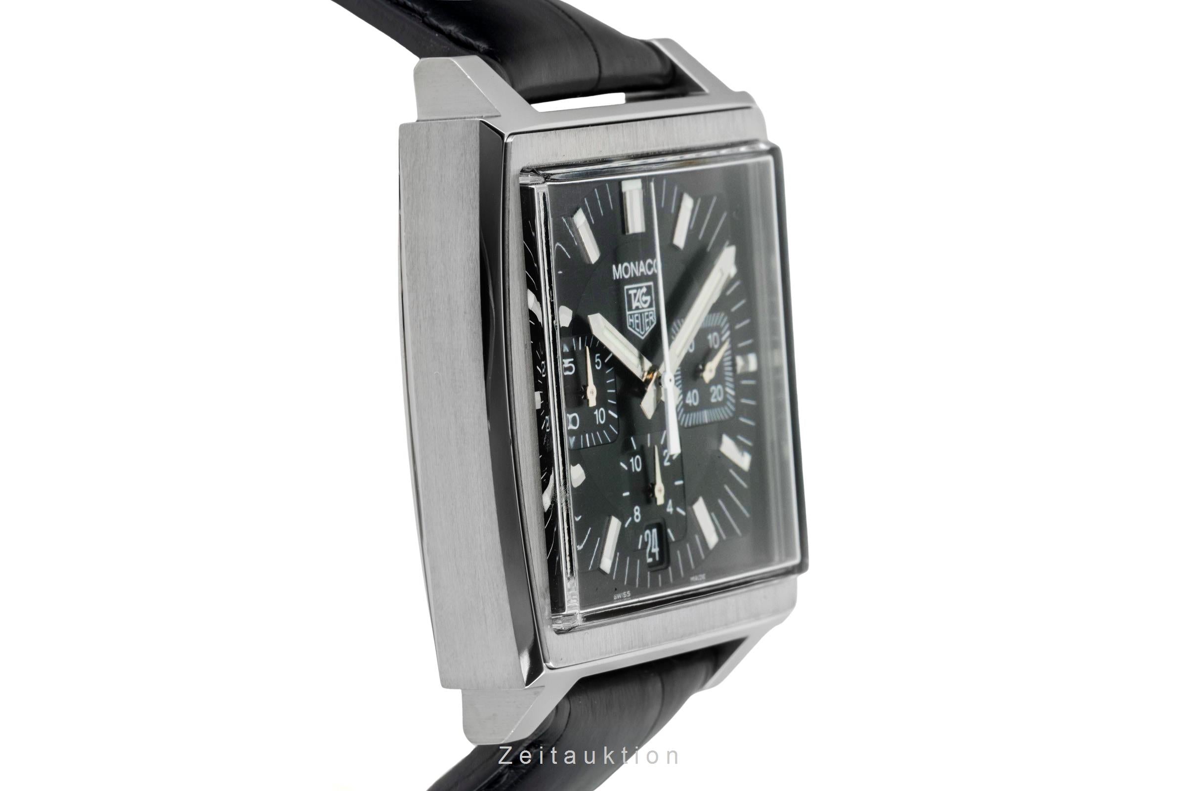 Tag Heuer Monaco chronograph steel automatic men's watch CW2111-0  [2602077]