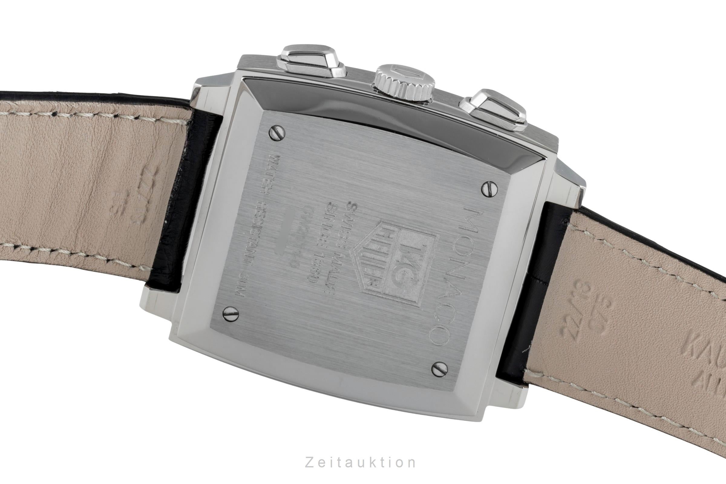Tag Heuer Monaco chronograph steel automatic men's watch CW2111-0  [2602077]