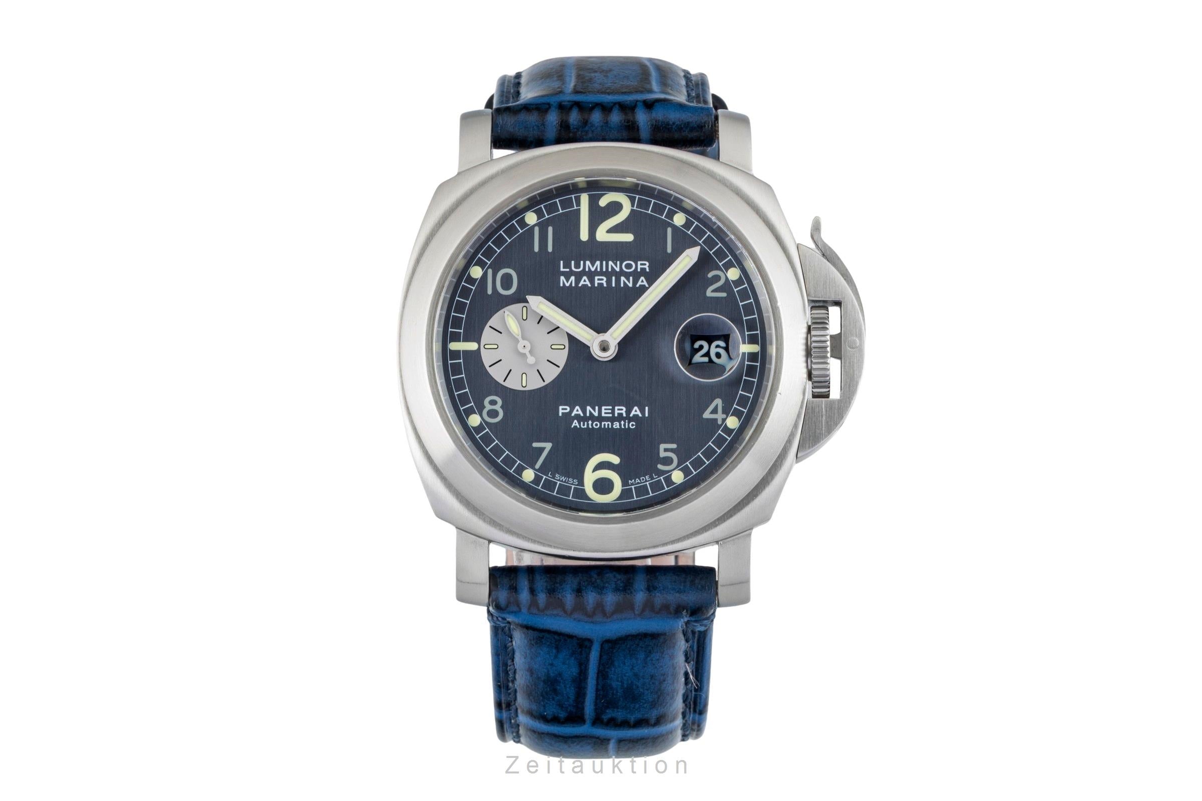 Panerai Luminor Marina acero automático reloj para caballeros PAM00086 LP: 8900EUR  [2602079]