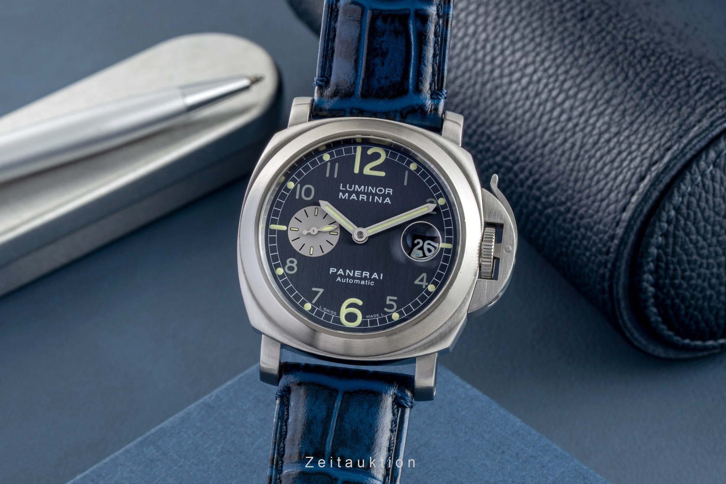 Panerai Luminor Marina steel automatic men's watch PAM00086 LP: 8900EUR  [2602079]