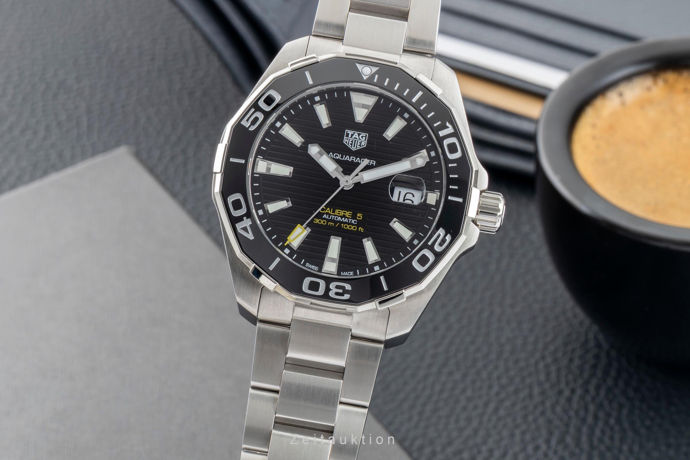 Tag Heuer Aquaracer acero automático reloj para caballeros WAY201A.BA0927  [2602080]