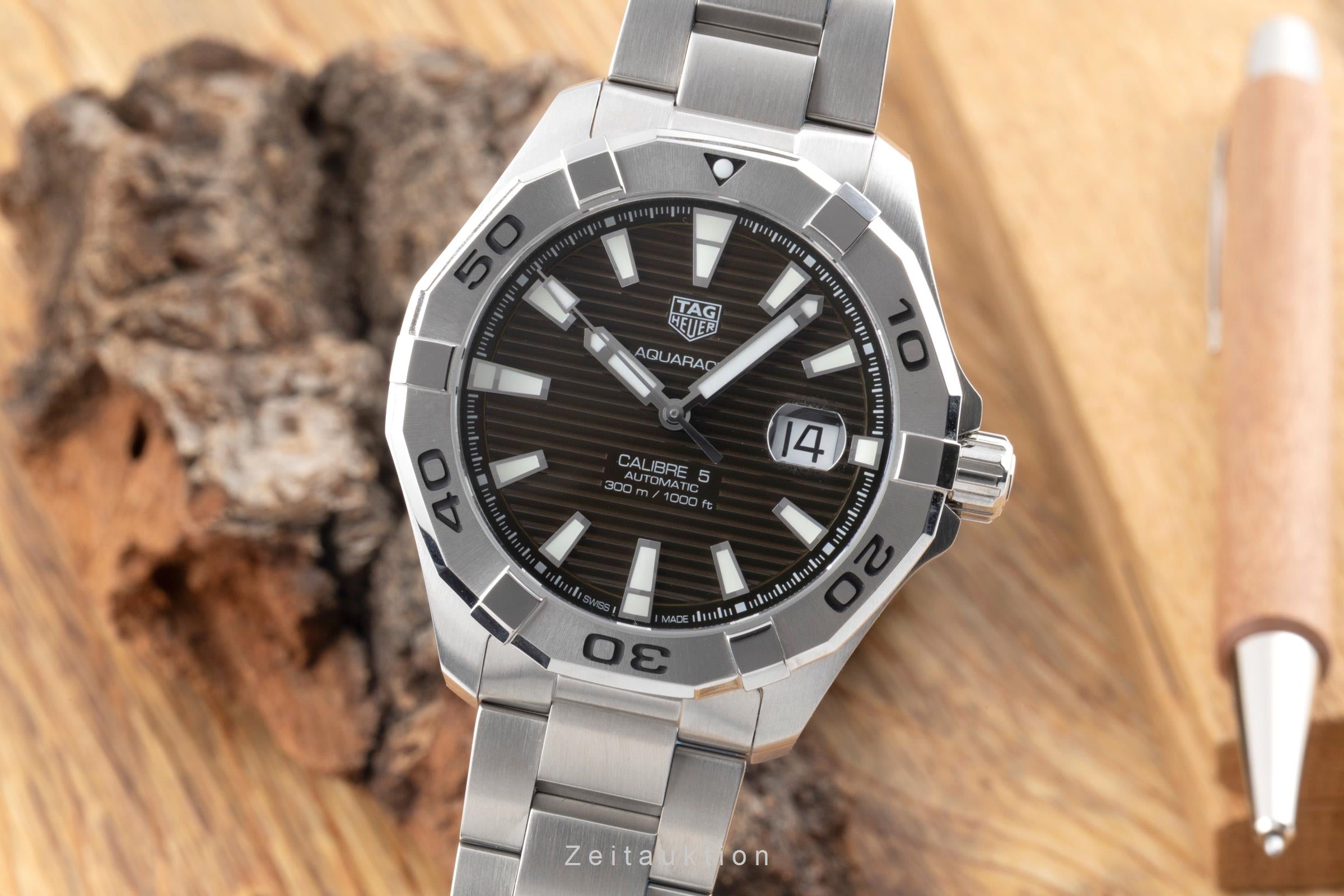 Tag Heuer Aquaracer acero automático reloj para caballeros WAY2018.BA0972  [2602084]