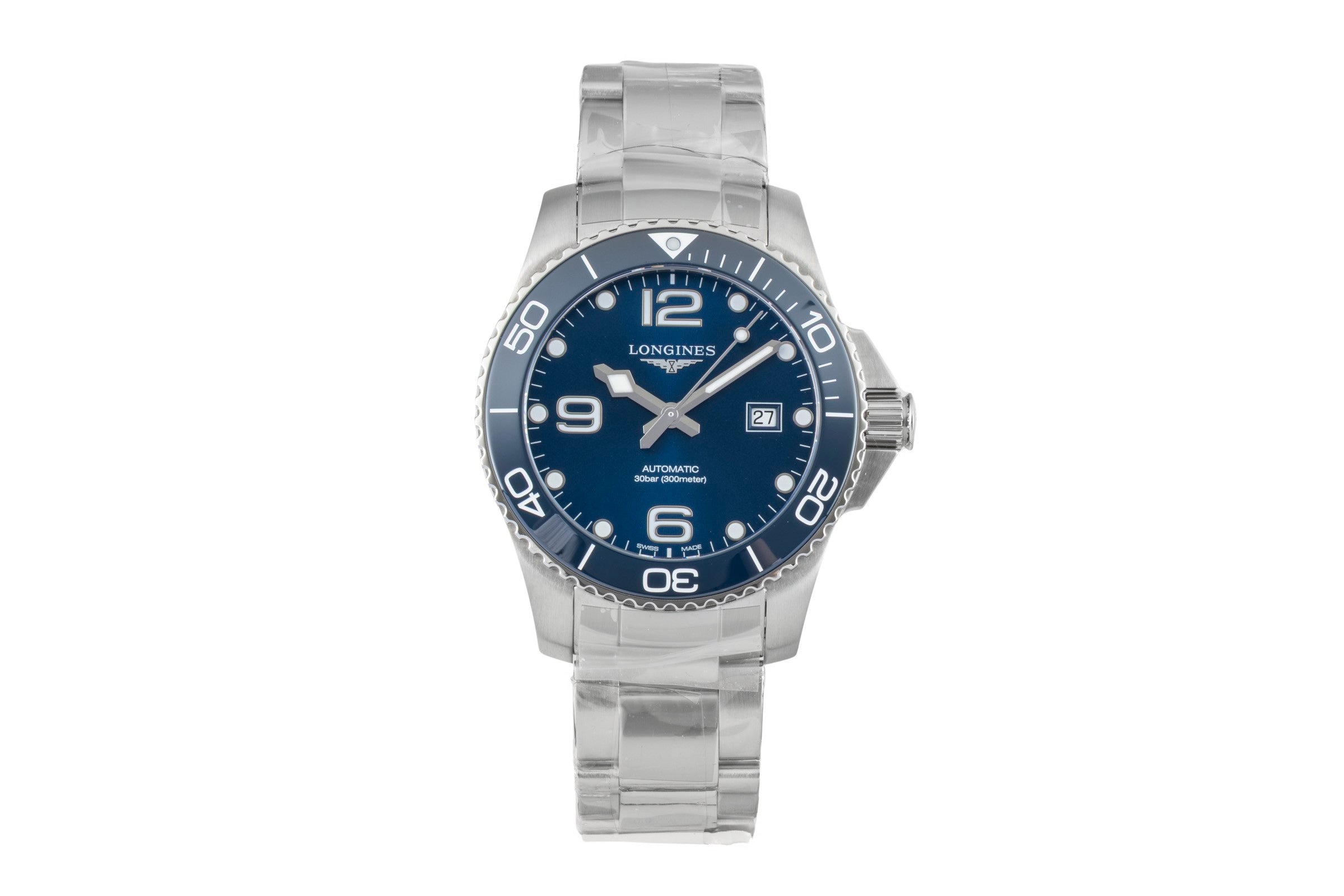 Longines Hydro Conquest steel automatic men's watch L3.782.4.96.6  [2602086]