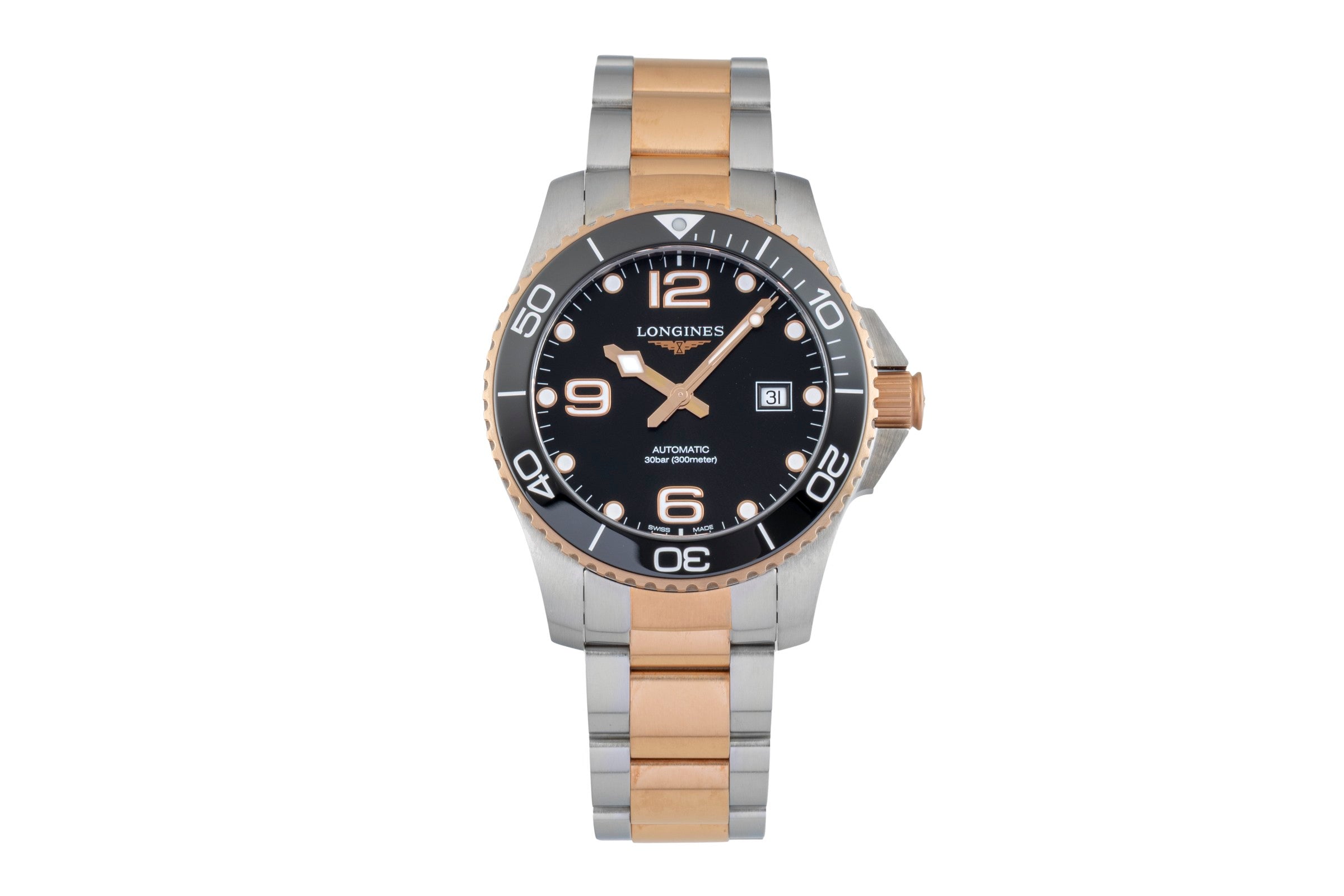 Longines Hydro Conquest acciaio automatismo orologio da uomo L3.782.3.58.7 LP: 2200EUR  [2602087]