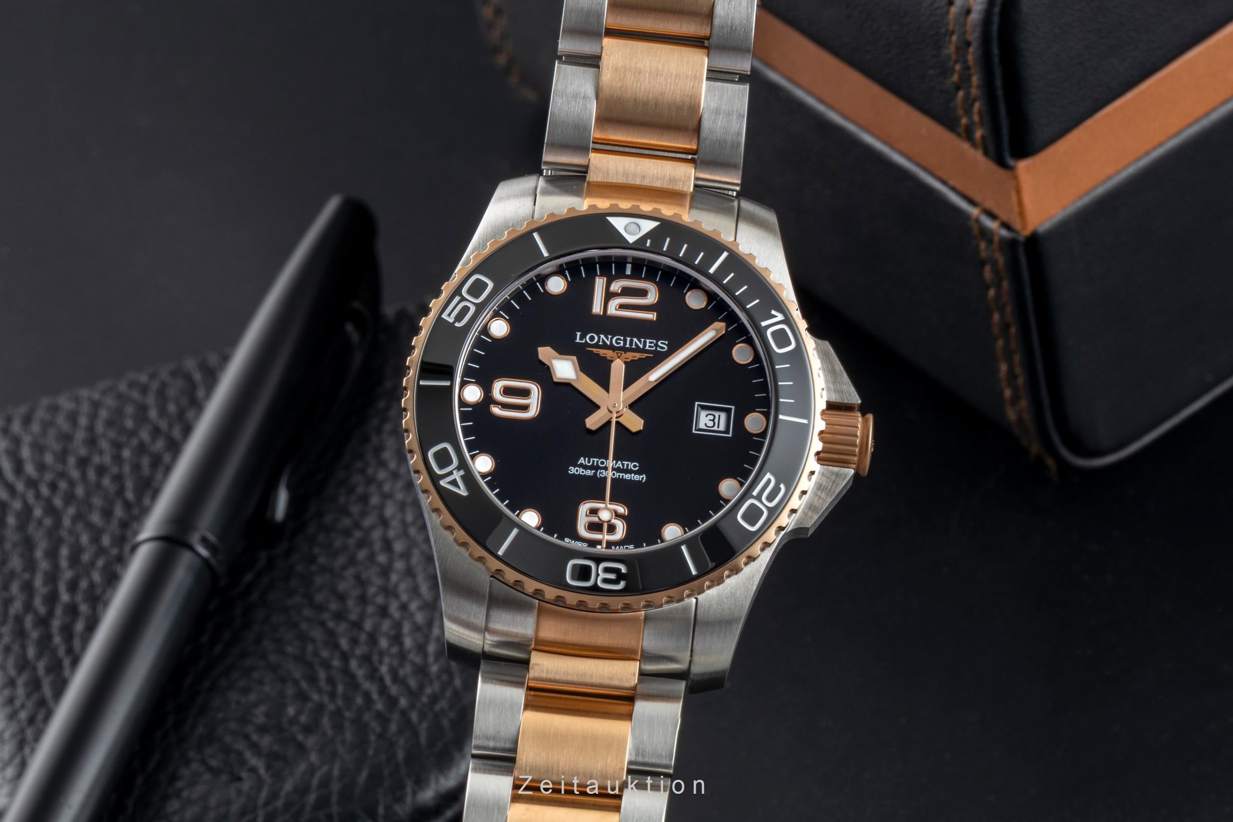 Longines Hydro Conquest acciaio automatismo orologio da uomo L3.782.3.58.7 LP: 2200EUR  [2602087]