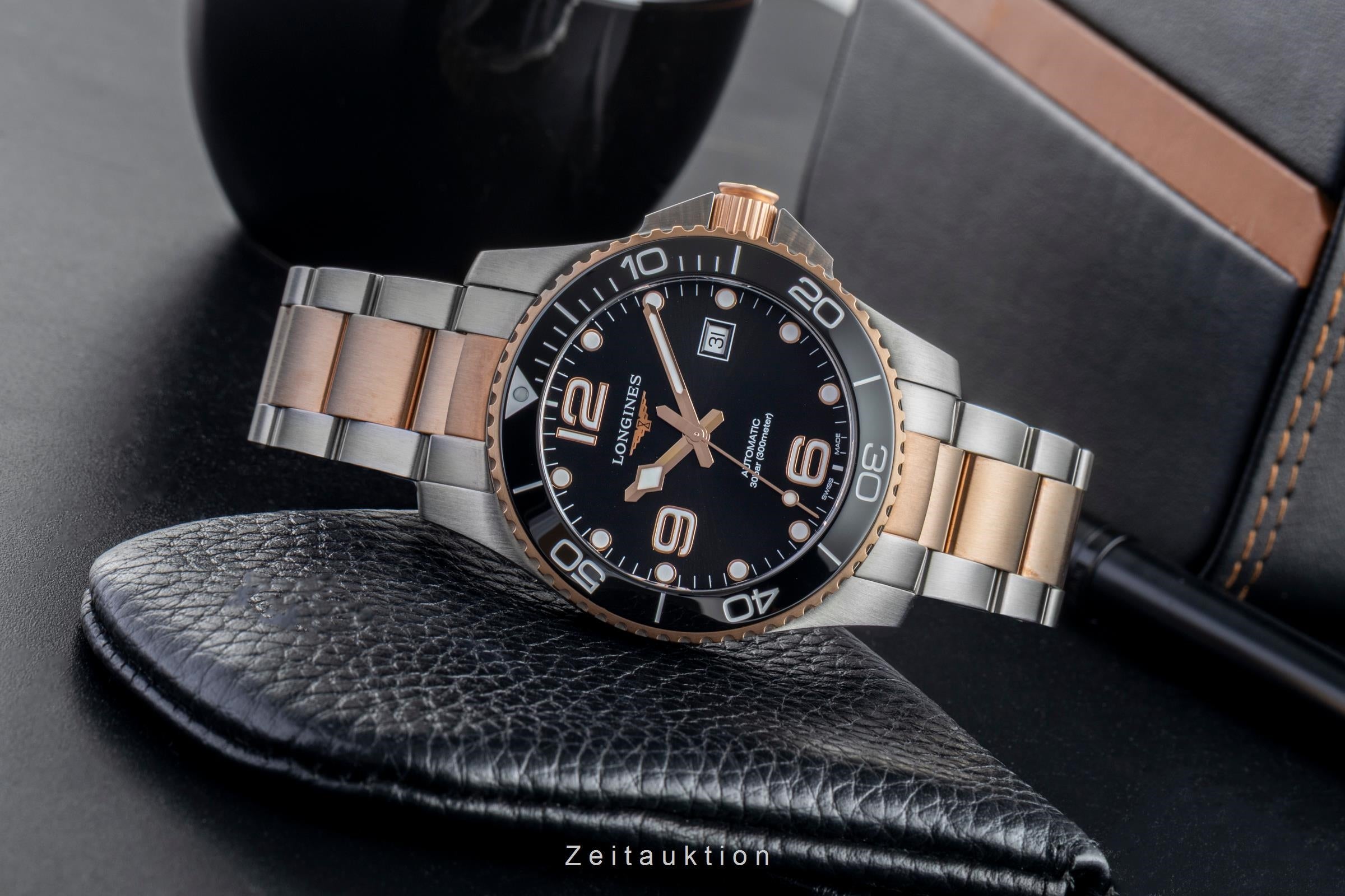 Longines Hydro Conquest acero automático reloj para caballeros L3.782.3.58.7 LP: 2200EUR  [2602087]